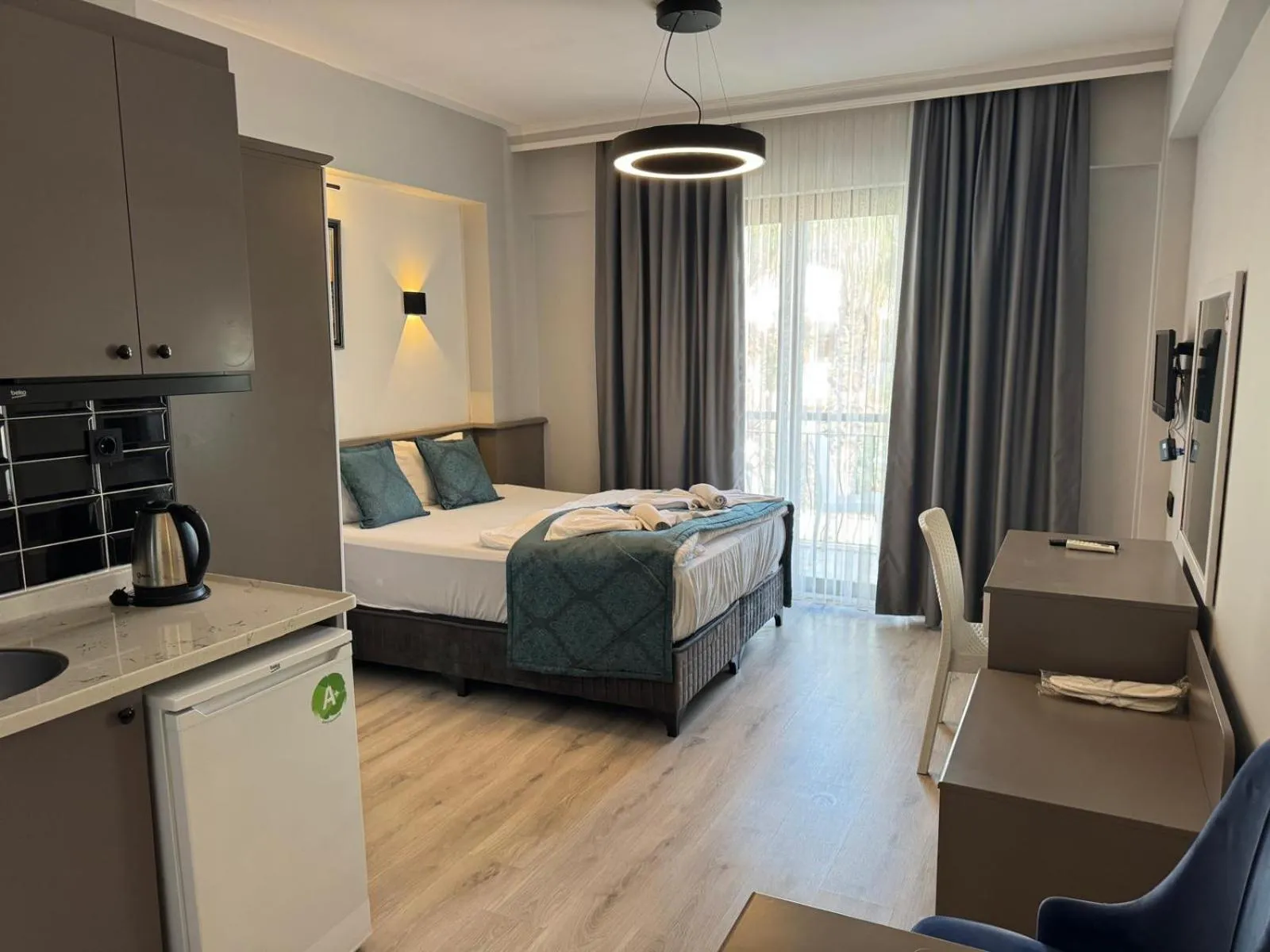 Living room, Bed in Orange Garden Aparts & Hotel THE NORDIC