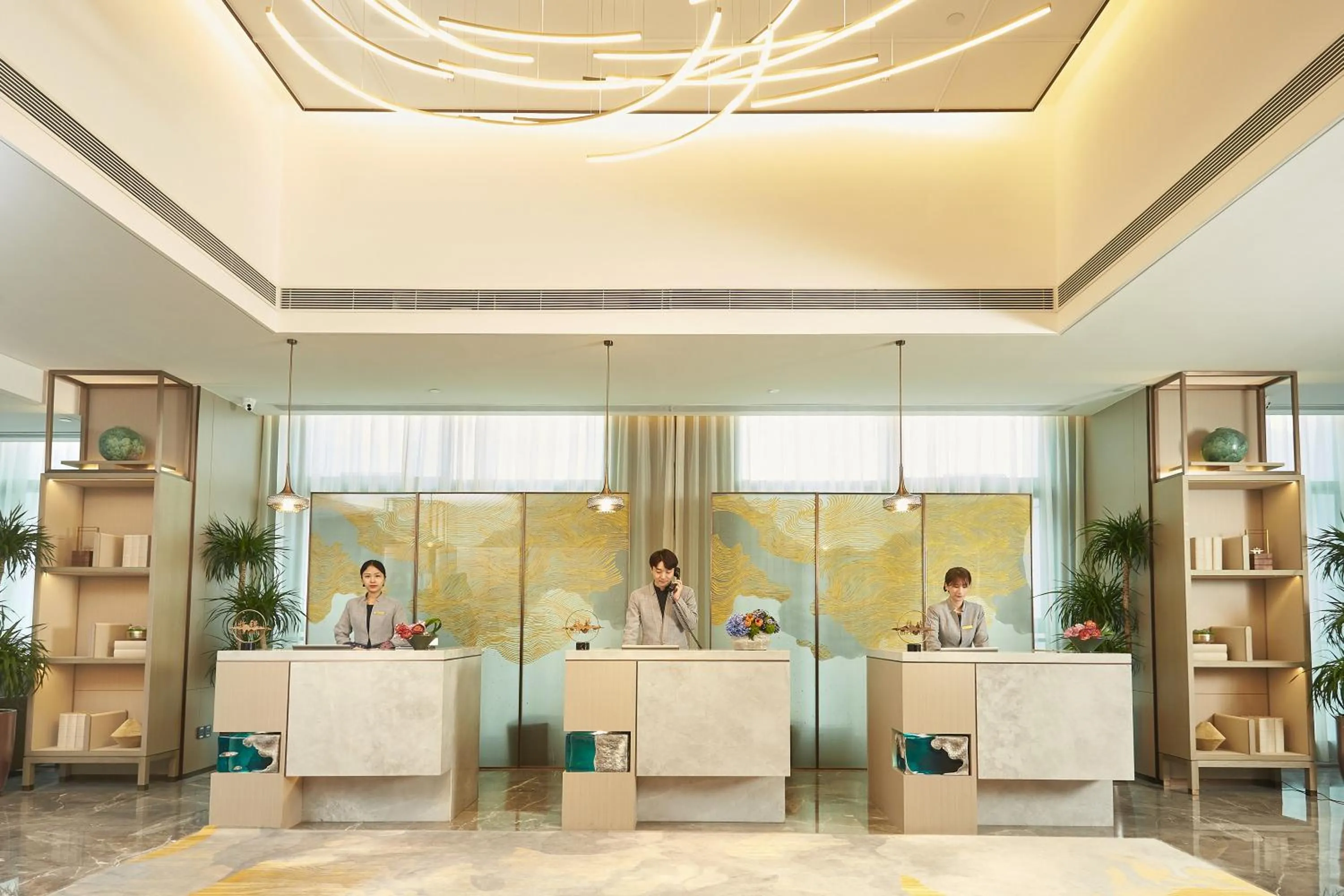 Lobby or reception in Guangzhou Pazhou LN DongFang Hotel
