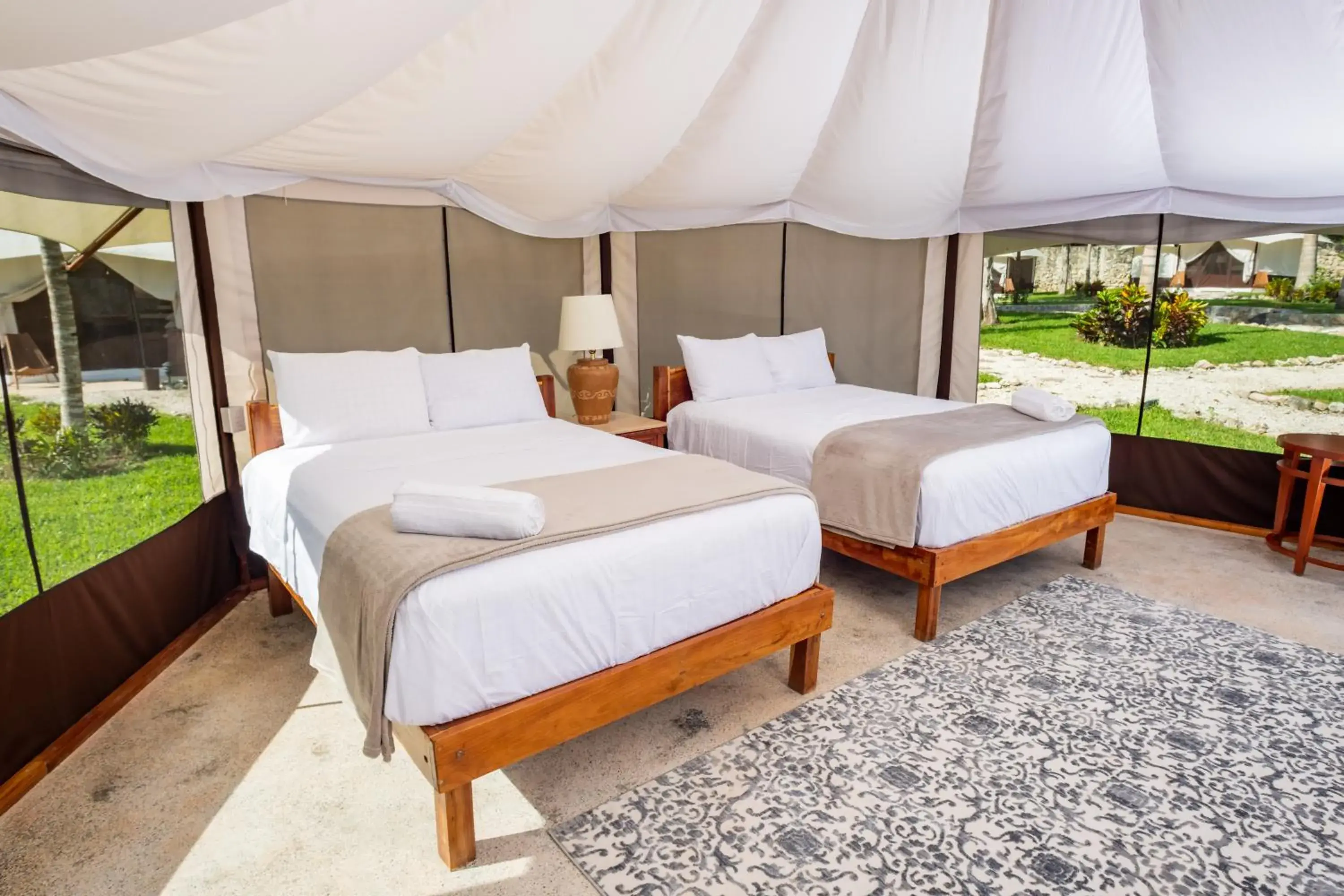 Double Room with Two Double Beds in Xakluum Eco Glampings Double Room with Two Double Beds in Xakluum Eco Glampings