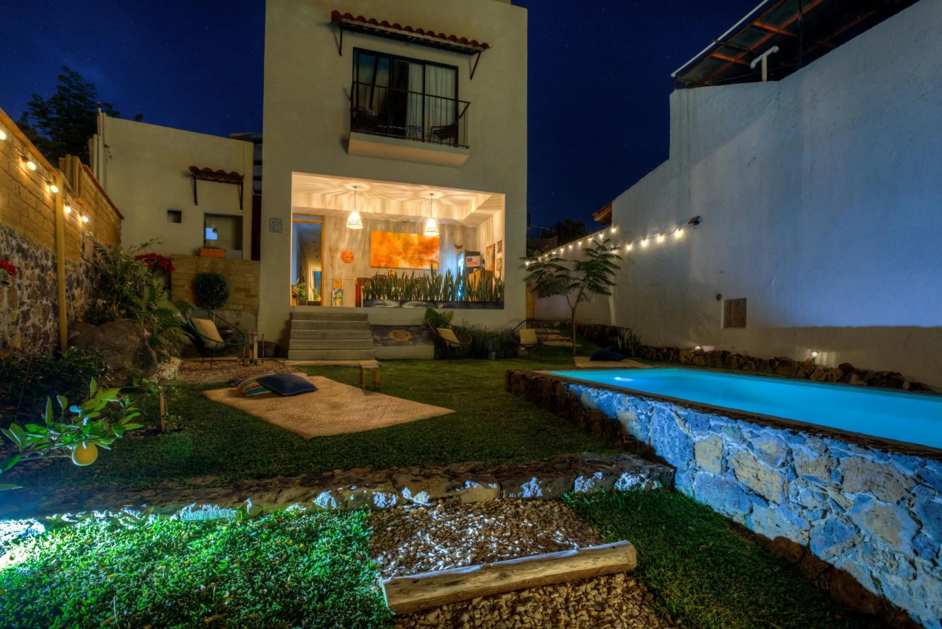 Patio in Casa Ehua Hotel Galería