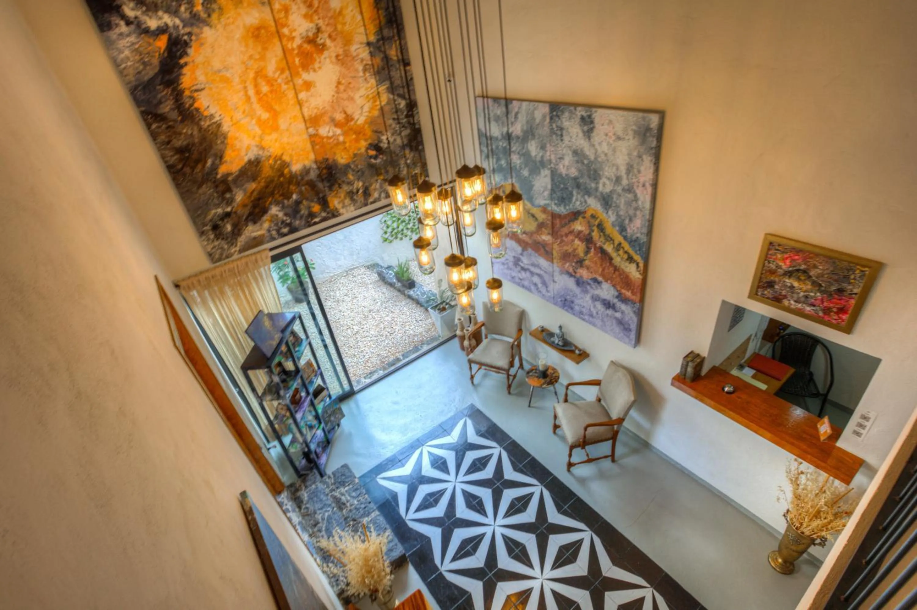 Lobby or reception, Bed in Casa Ehua Hotel Galería