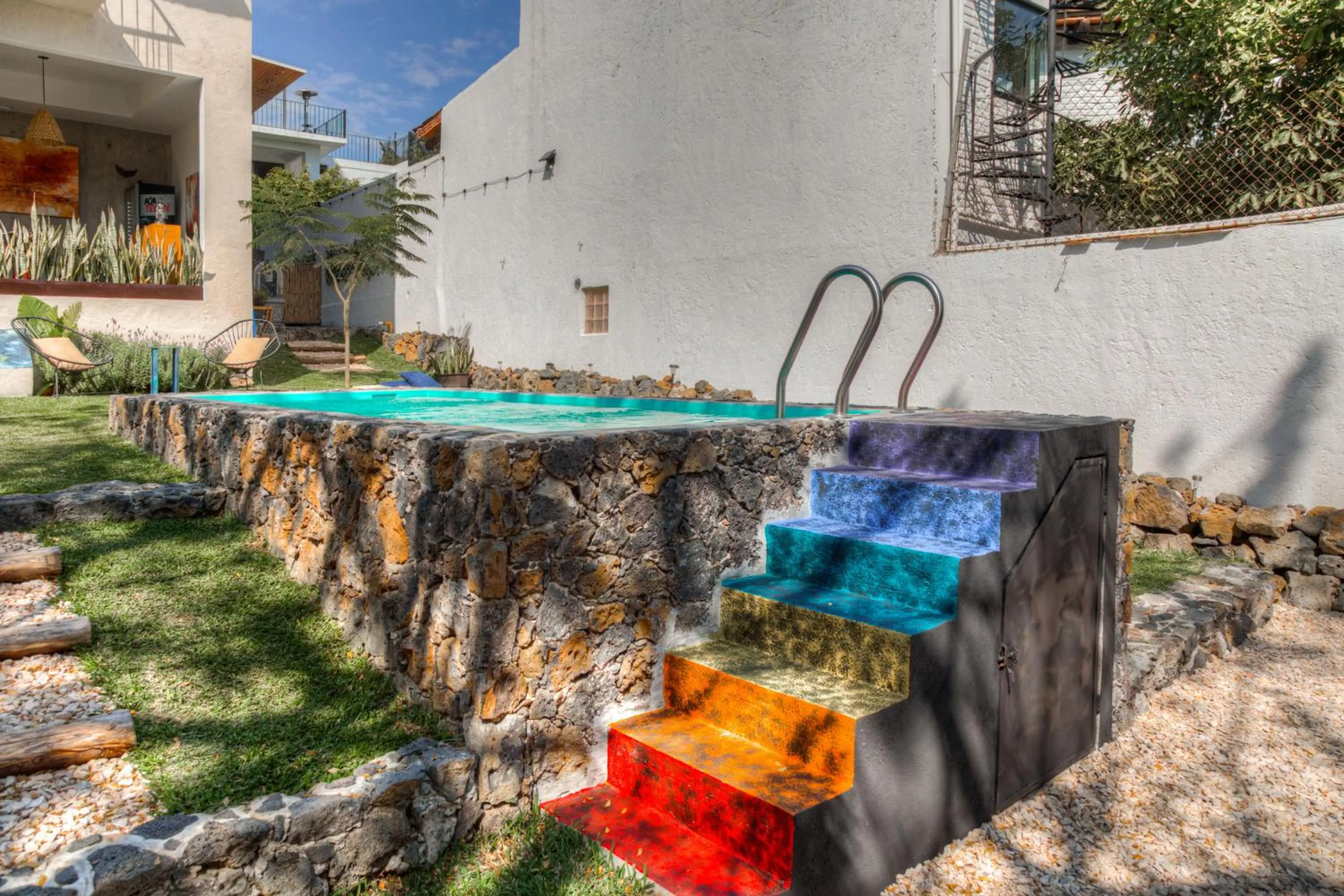 Pool view in Casa Ehua Hotel Galería