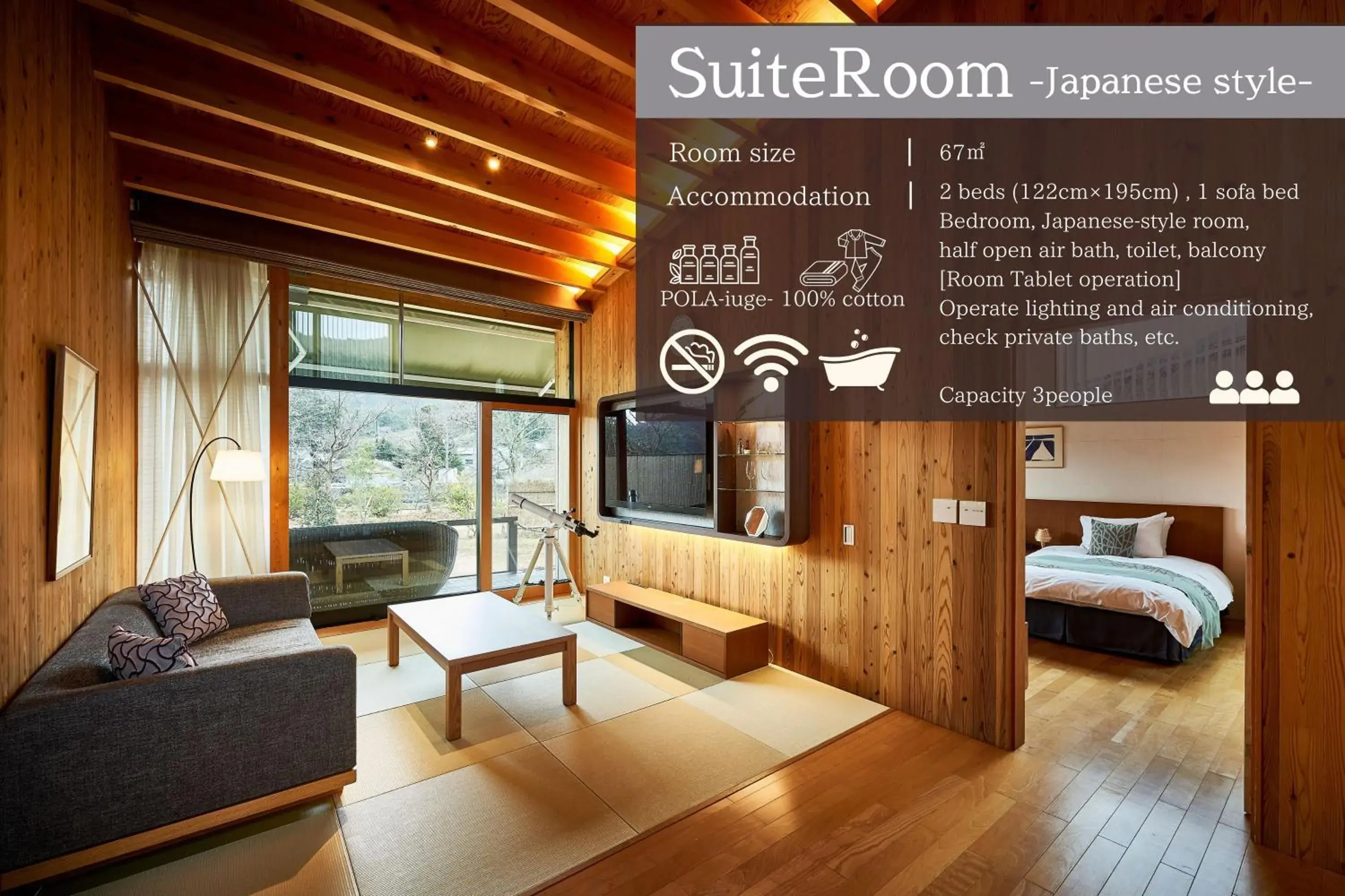 Suite with Balcony - single occupancy in Sanso Amanosato Suite with Balcony - single occupancy in Sanso Amanosato