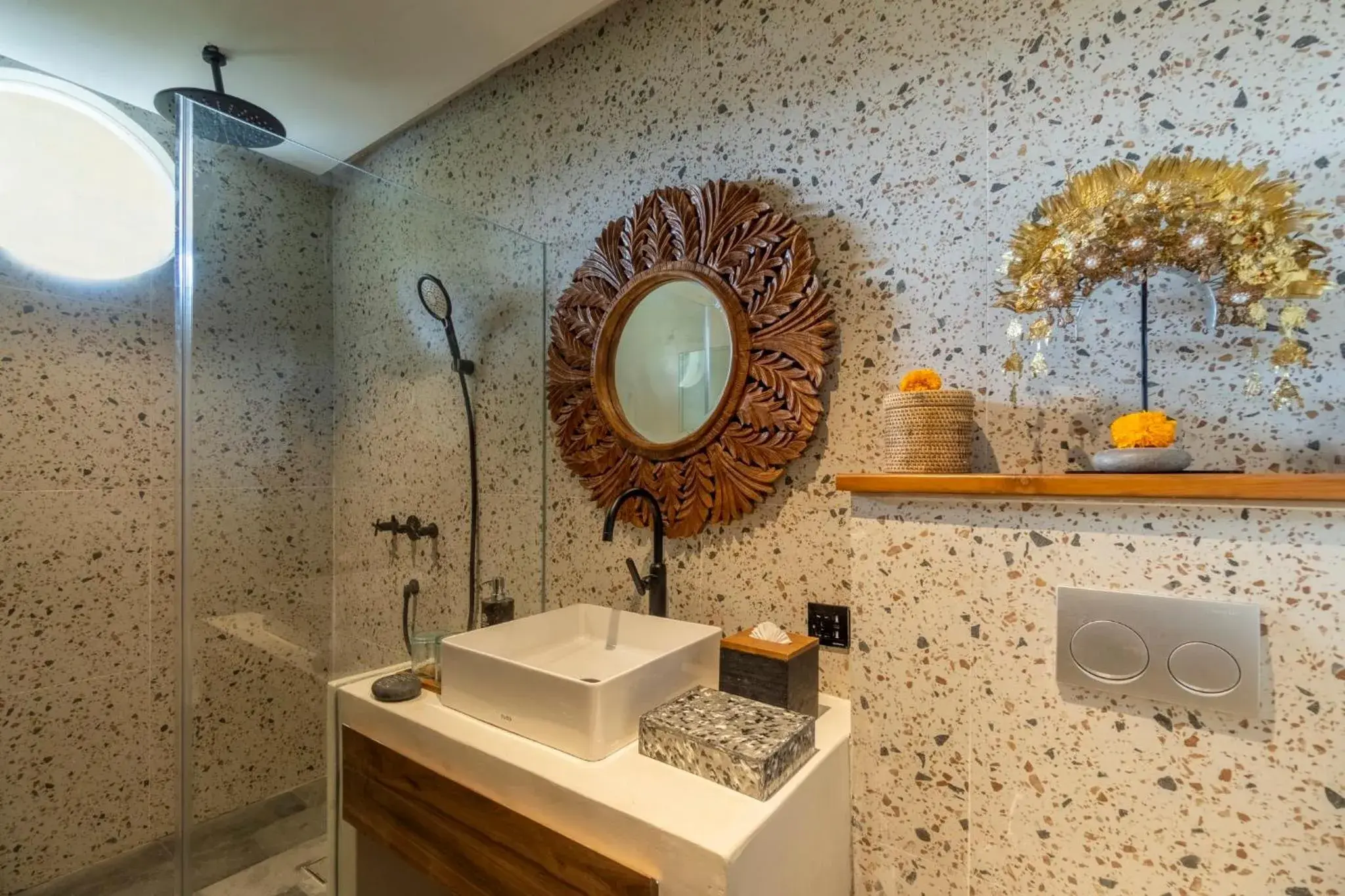 Bathroom in Suara Alam Ubud Villa by Ini Vie Hospitality Bathroom in Suara Alam Ubud Villa by Ini Vie Hospitality