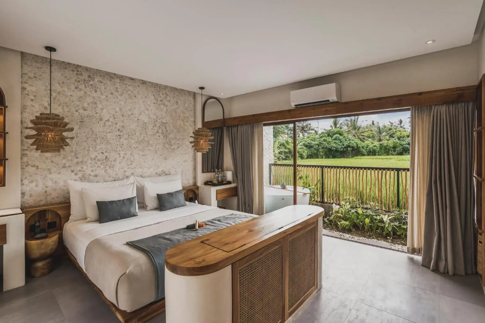 View (from property/room), Bed in Suara Alam Ubud Villa by Ini Vie Hospitality View (from property/room), Bed in Suara Alam Ubud Villa by Ini Vie Hospitality