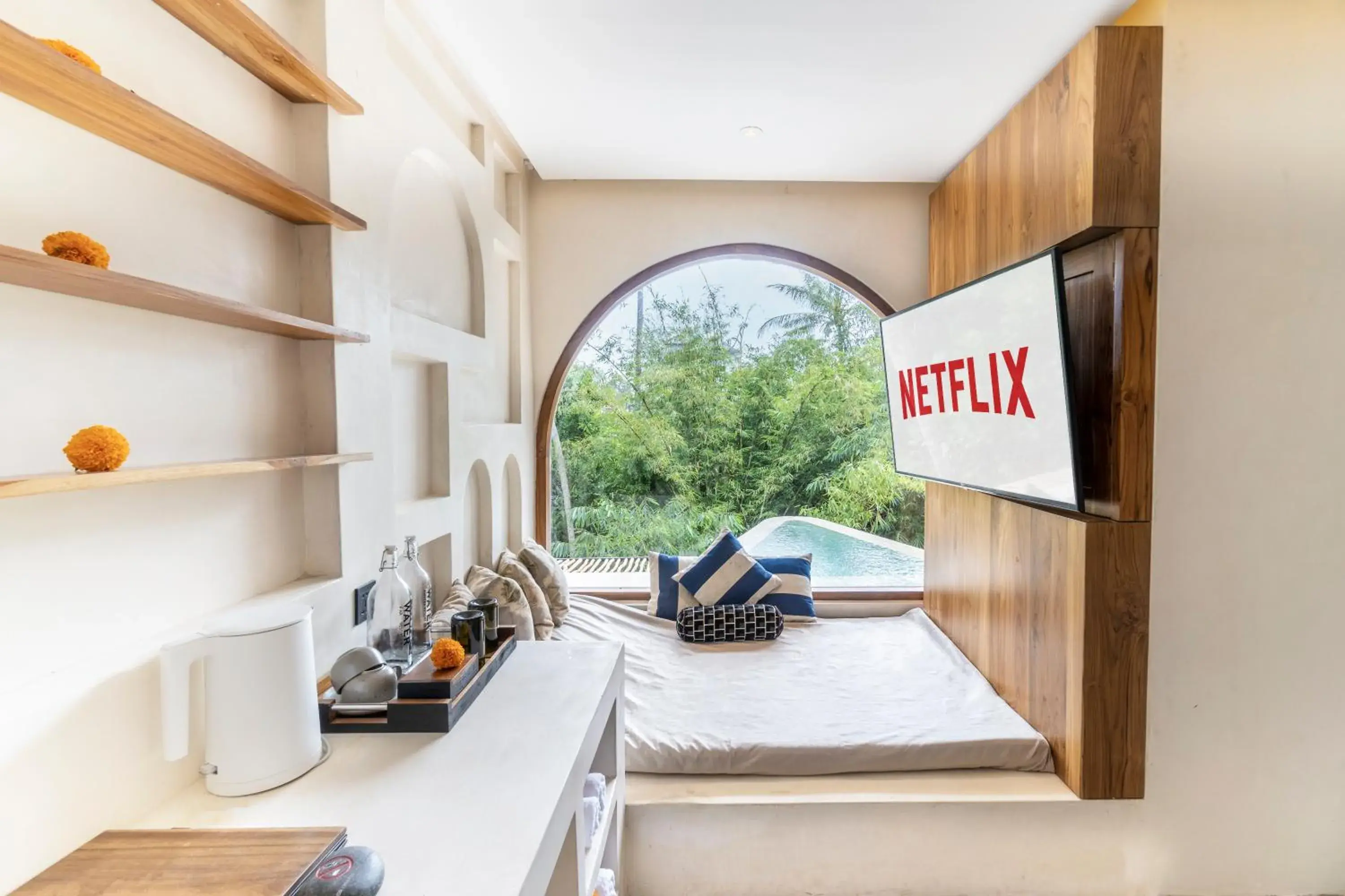 Living room in Suara Alam Ubud Villa by Ini Vie Hospitality Living room in Suara Alam Ubud Villa by Ini Vie Hospitality