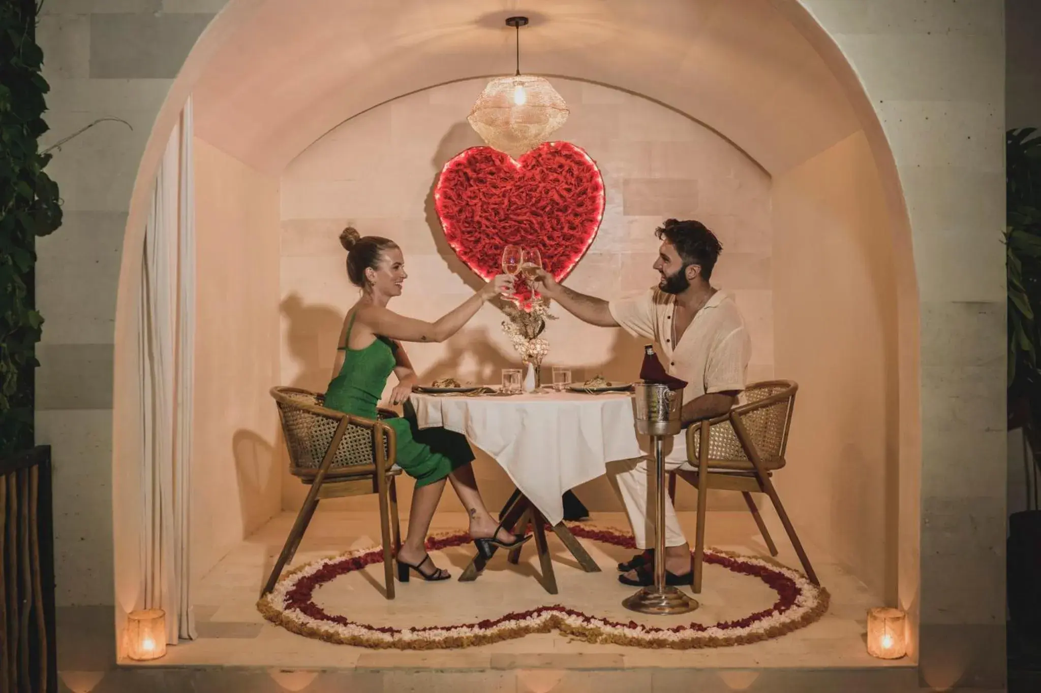 Dinner in Suara Alam Ubud Villa by Ini Vie Hospitality Dinner in Suara Alam Ubud Villa by Ini Vie Hospitality