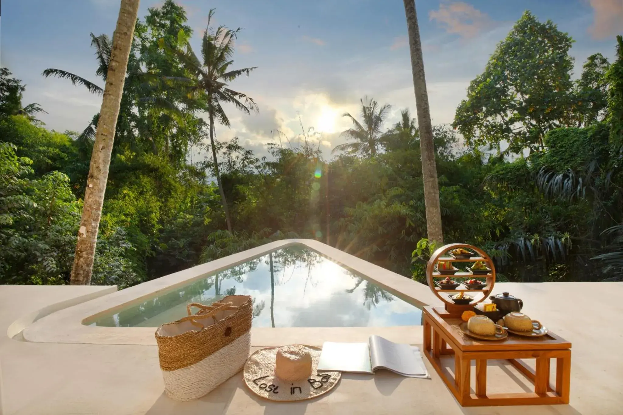 Swimming pool in Suara Alam Ubud Villa by Ini Vie Hospitality Swimming pool in Suara Alam Ubud Villa by Ini Vie Hospitality