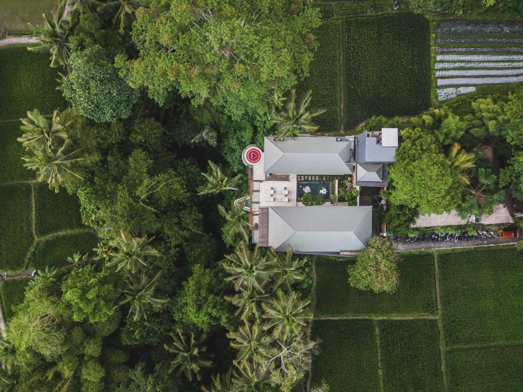 Property building in Suara Alam Ubud Villa by Ini Vie Hospitality