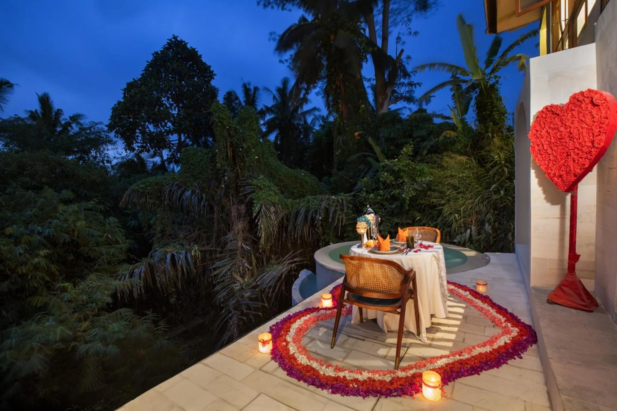 Dinner in Suara Alam Ubud Villa by Ini Vie Hospitality