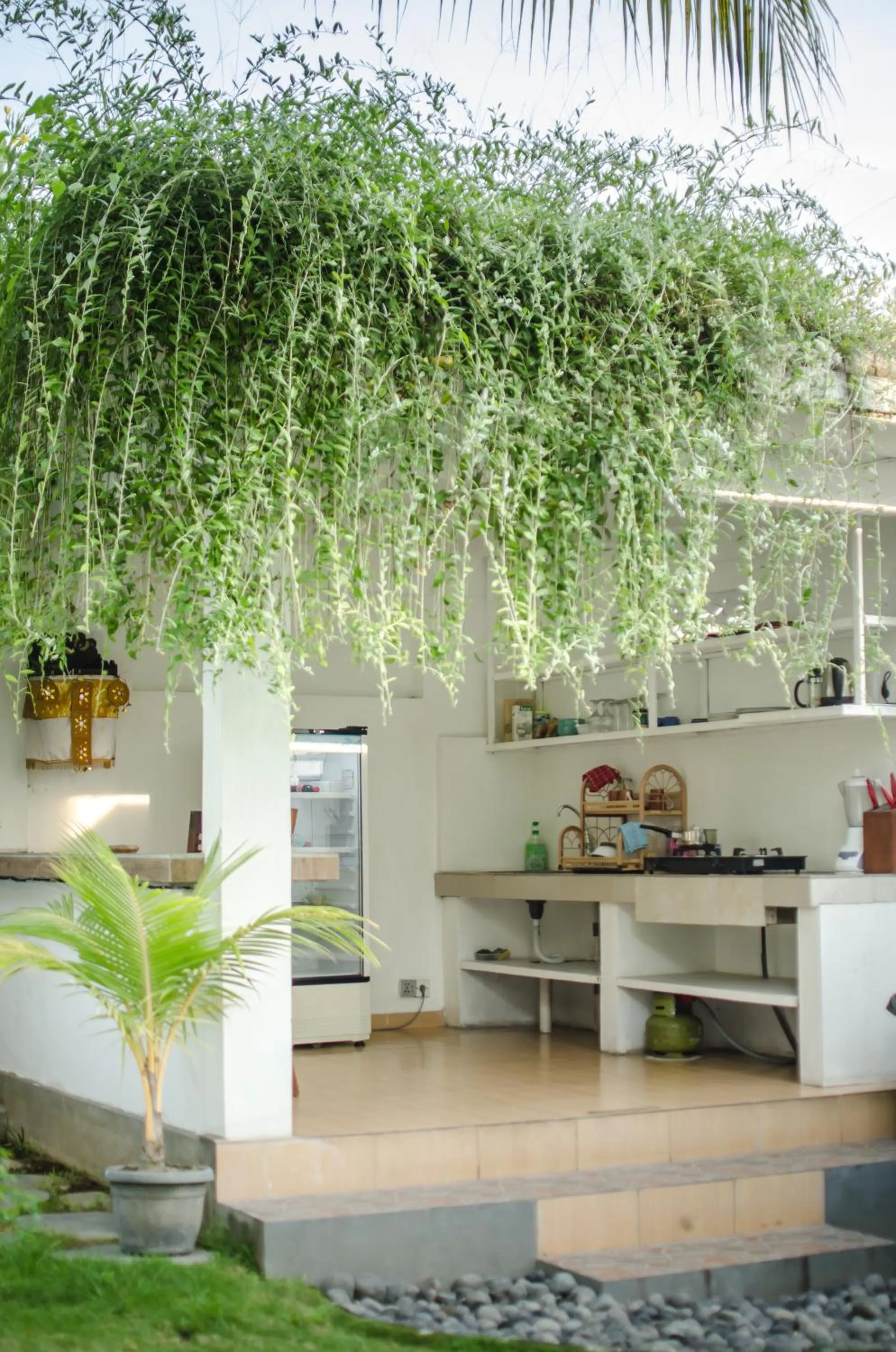 Communal kitchen in Bali Billy Village