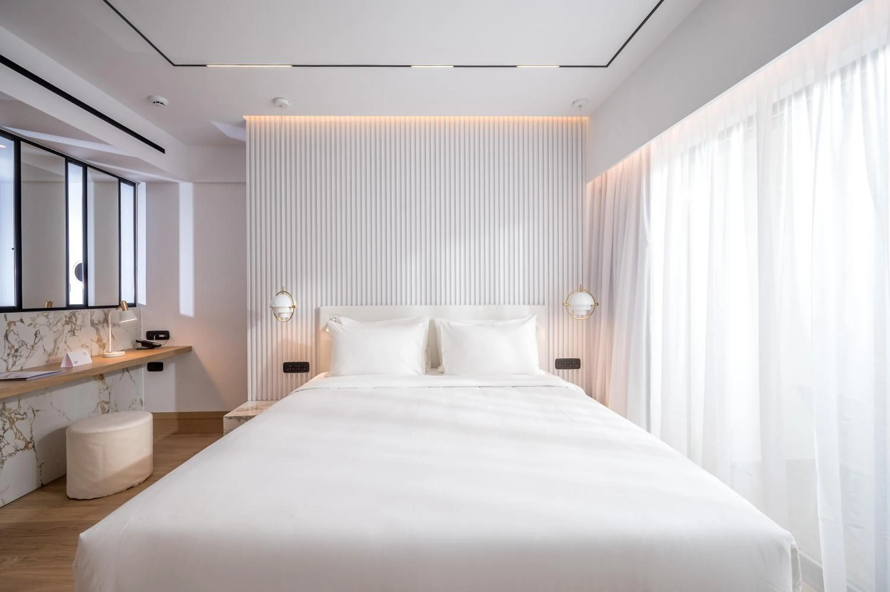Bed in Ethereal White Resort Hotel & Spa - Adults Only