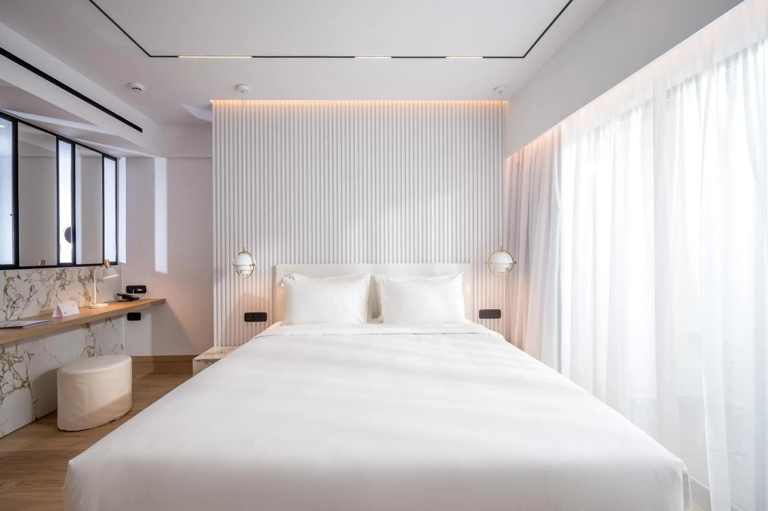 Bed in Ethereal White Resort Hotel & Spa - Adults Only Bed in Ethereal White Resort Hotel & Spa - Adults Only