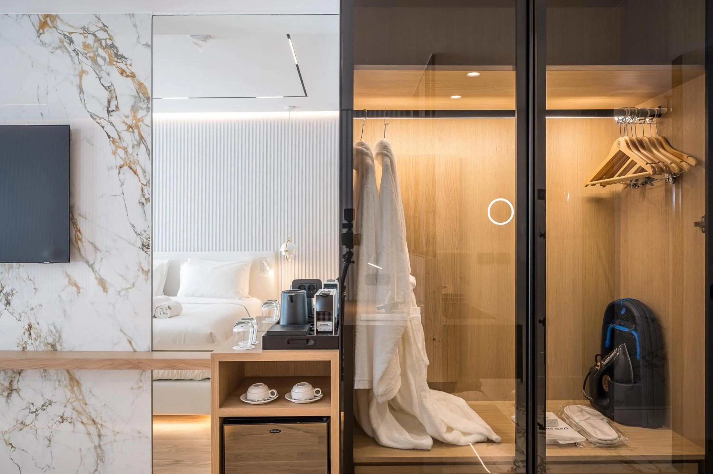 Bed in Ethereal White Resort Hotel & Spa - Adults Only