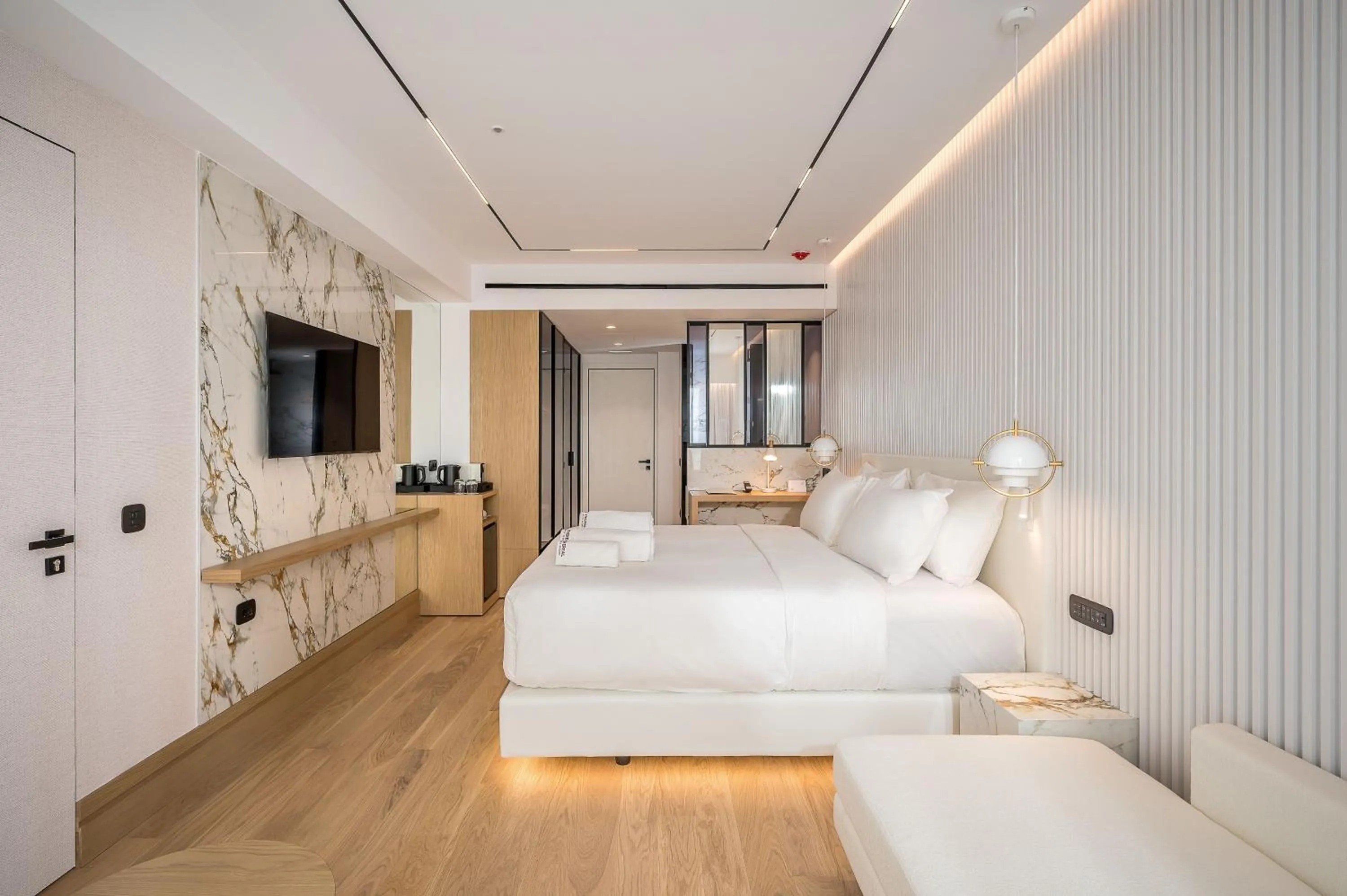 Bed in Ethereal White Resort Hotel & Spa - Adults Only