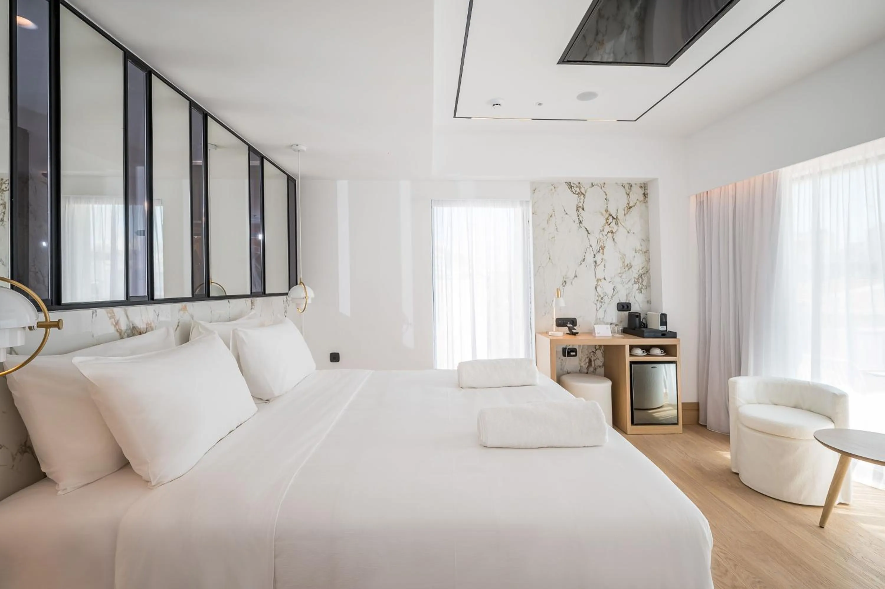 Bed in Ethereal White Resort Hotel & Spa - Adults Only