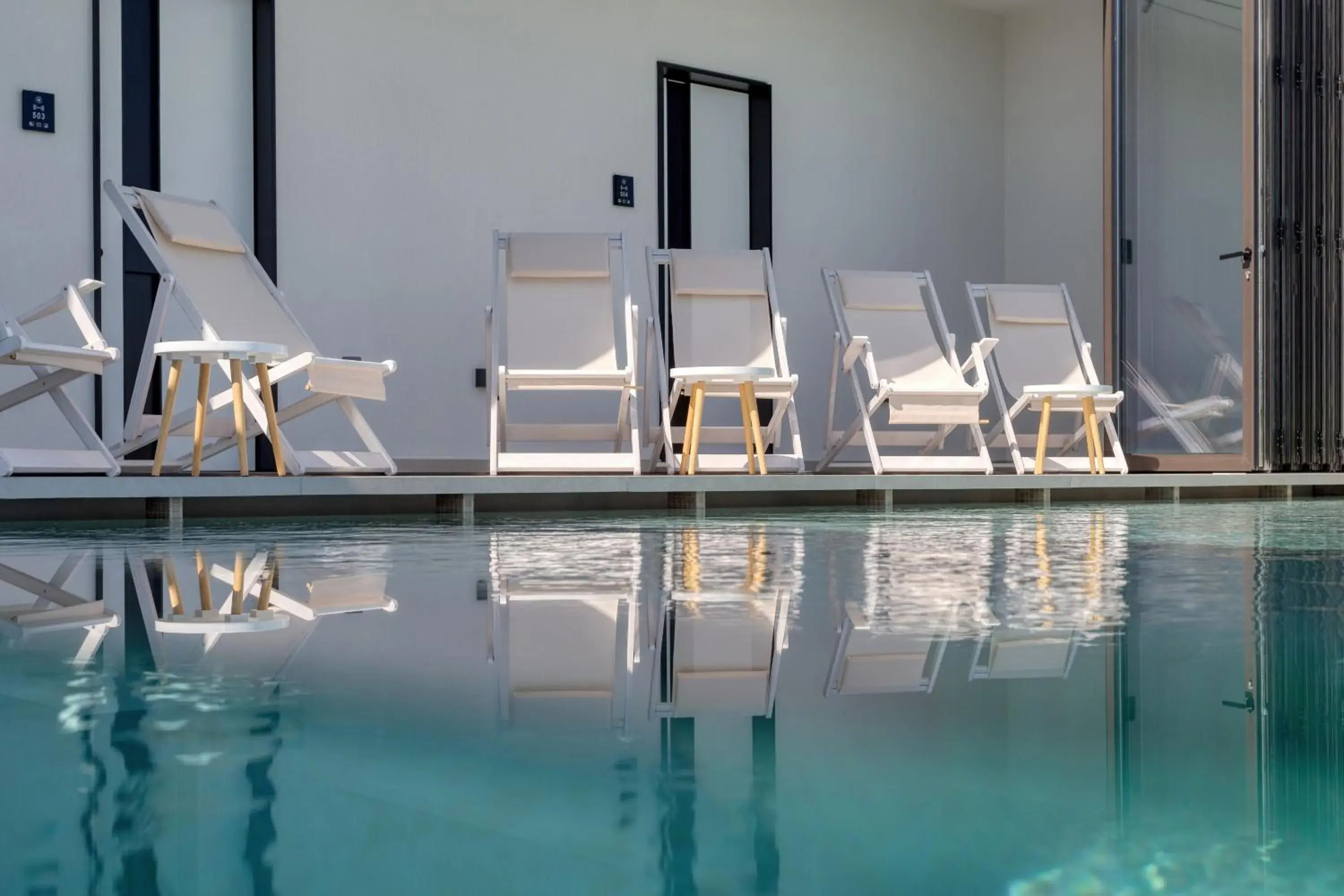 Pool view in Ethereal White Resort Hotel & Spa - Adults Only Pool view in Ethereal White Resort Hotel & Spa - Adults Only