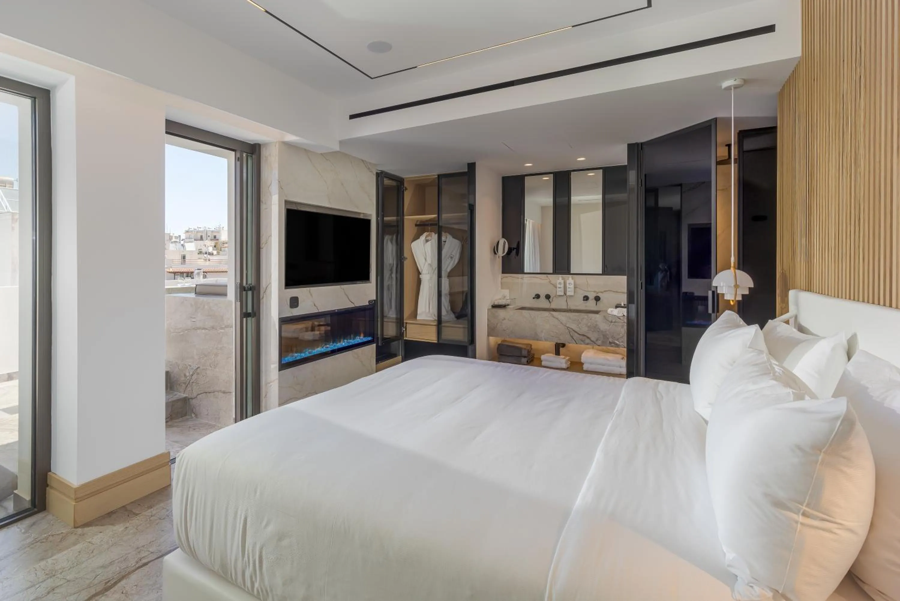 Bed in Ethereal White Resort Hotel & Spa - Adults Only