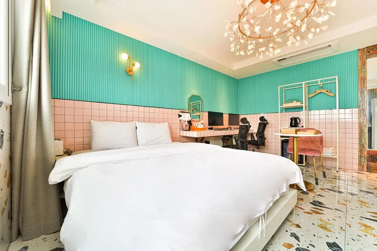 Bed in Hotel February Tongyeong Jukrim Bed in Hotel February Tongyeong Jukrim