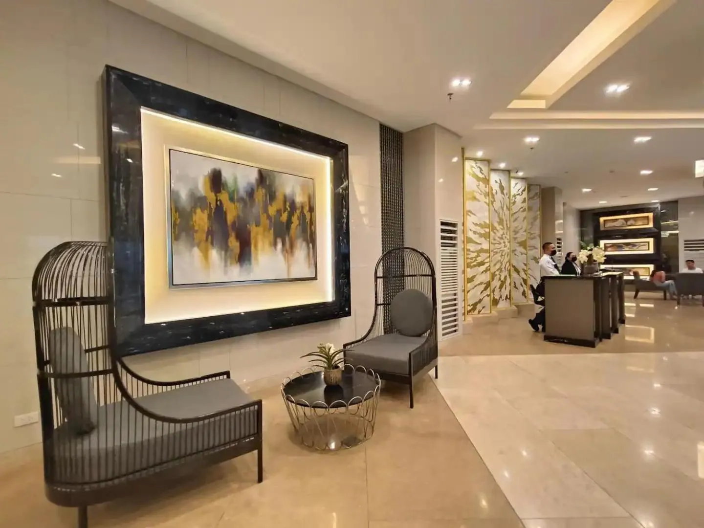 Lobby or reception in Penthouse studio at Fame Residence 41st Floor, ShangriLa-Megamall