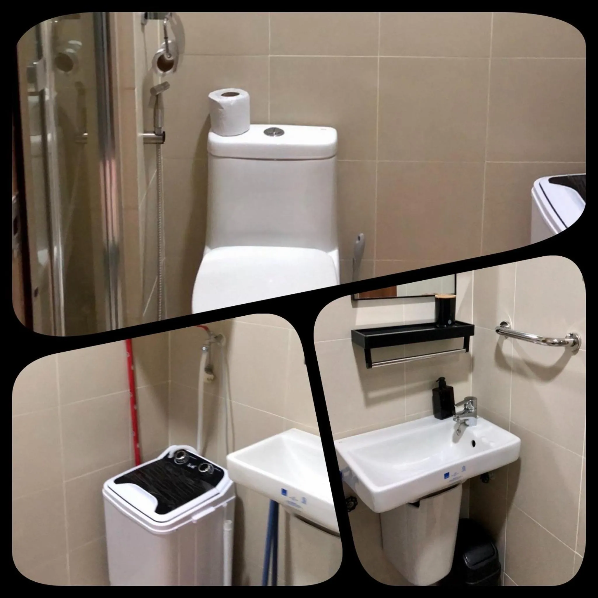 Toilet in Penthouse studio at Fame Residence 41st Floor, ShangriLa-Megamall