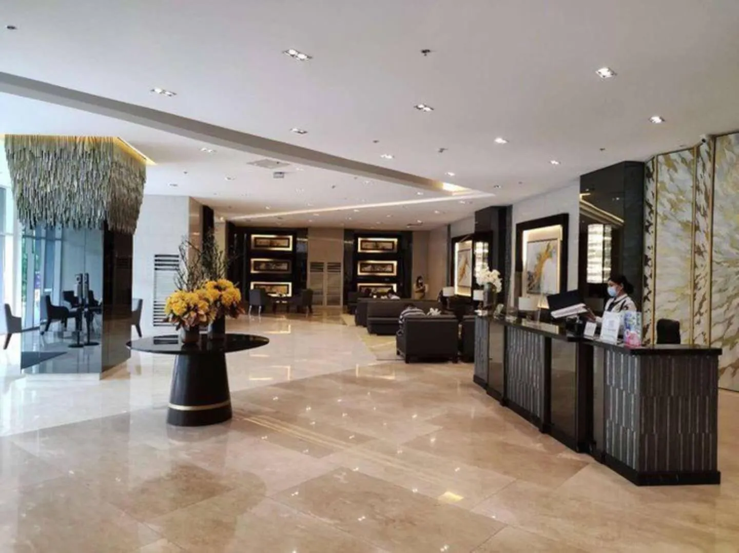 Lobby or reception in Penthouse studio at Fame Residence 41st Floor, ShangriLa-Megamall