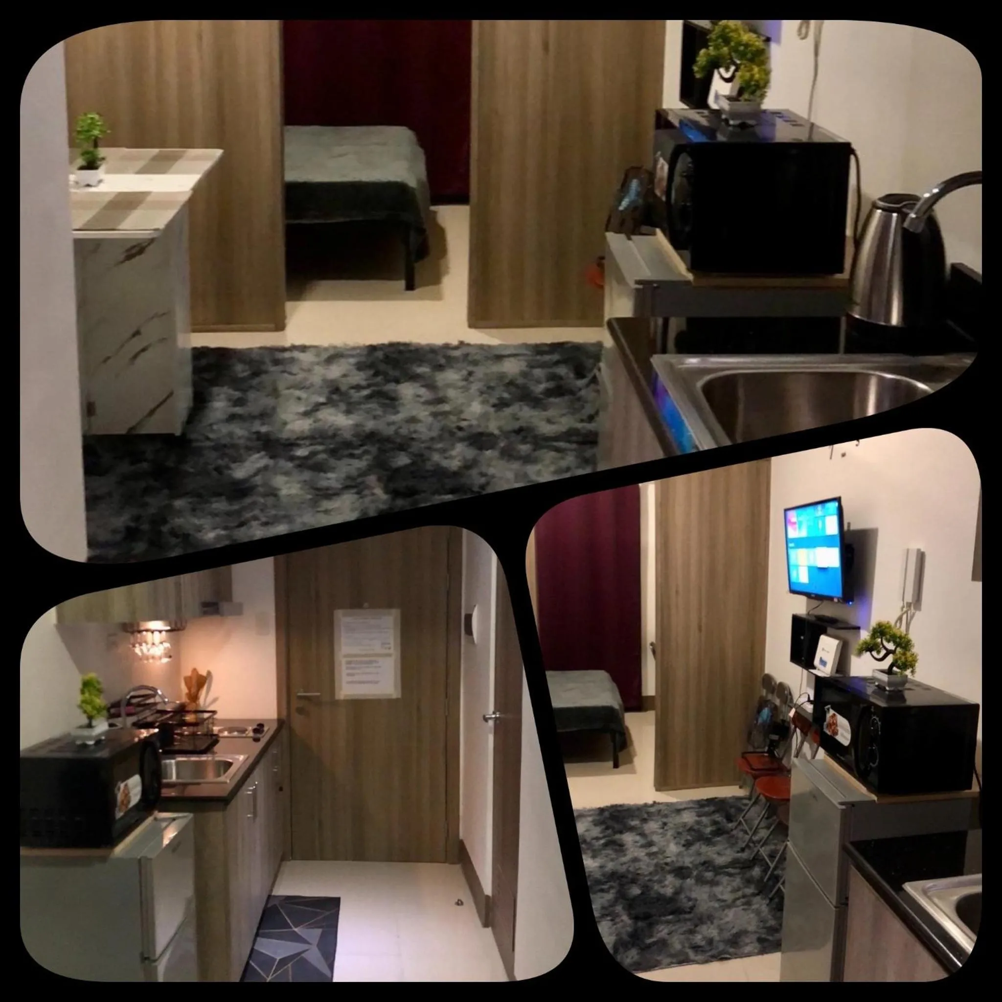 Living room in Penthouse studio at Fame Residence 41st Floor, ShangriLa-Megamall