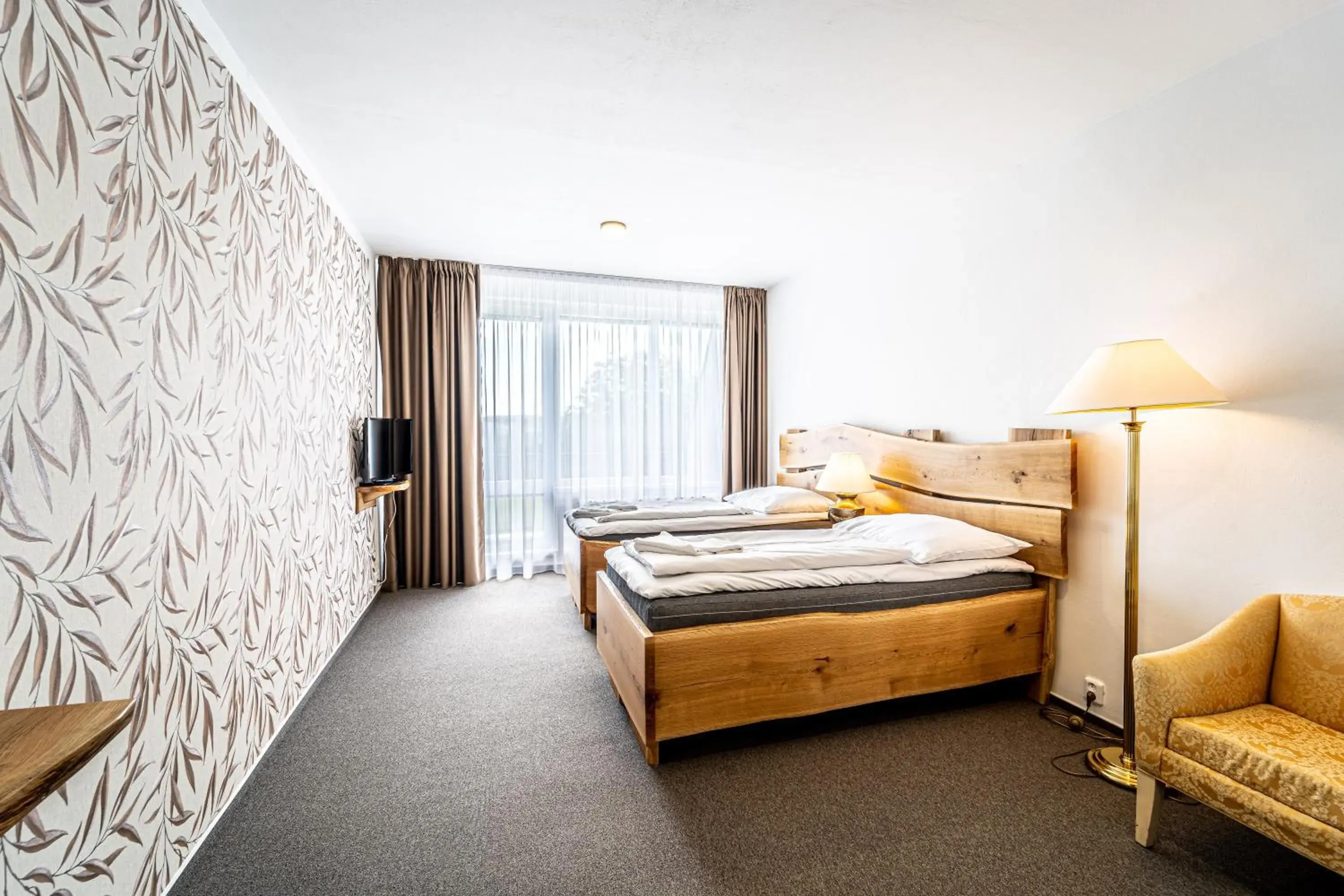 Twin Room with Balcony - single occupancy in Hotel Fontána Twin Room with Balcony - single occupancy in Hotel Fontána