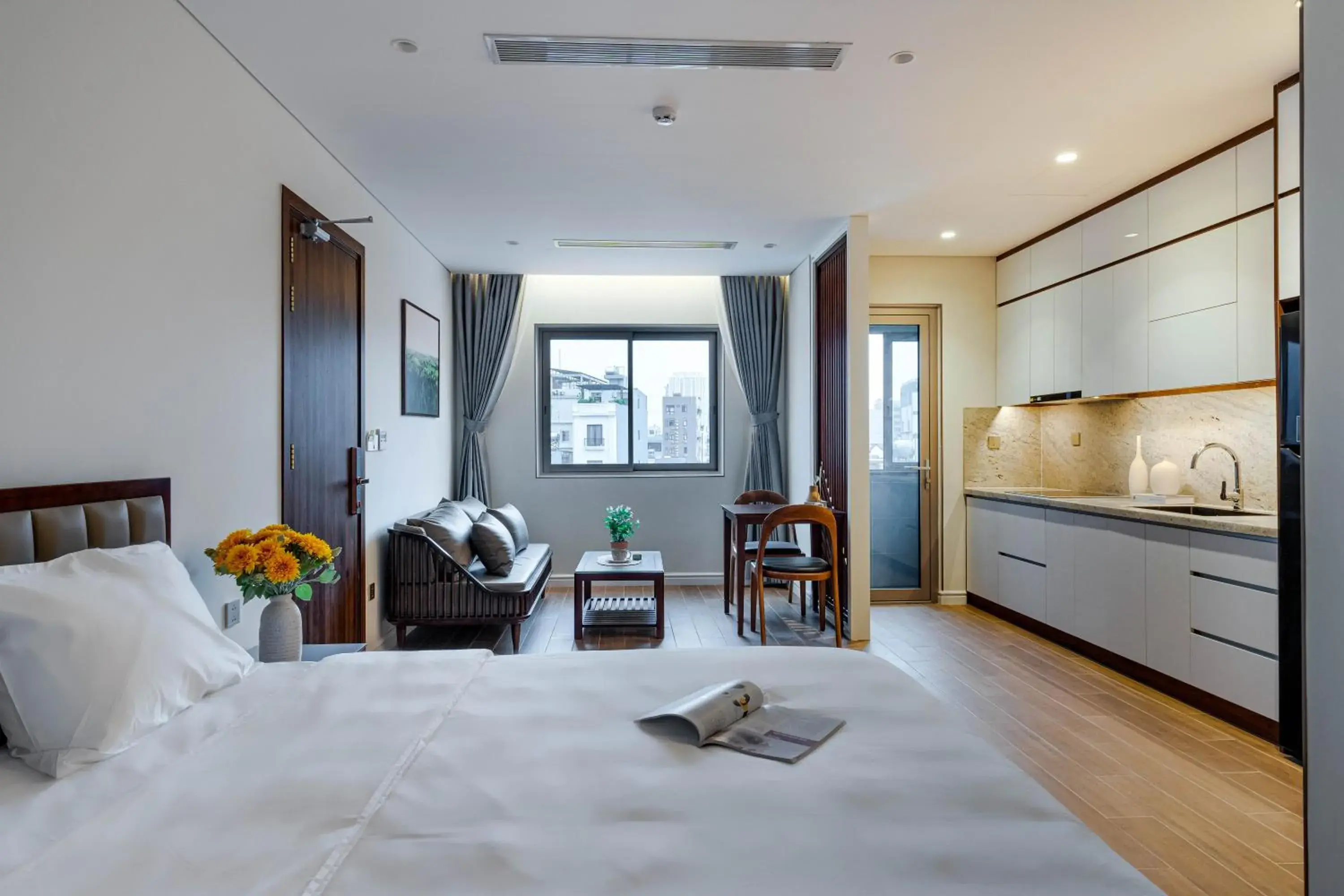 Property building, Bed in MK Riverside Apartment by Haviland Property building, Bed in MK Riverside Apartment by Haviland