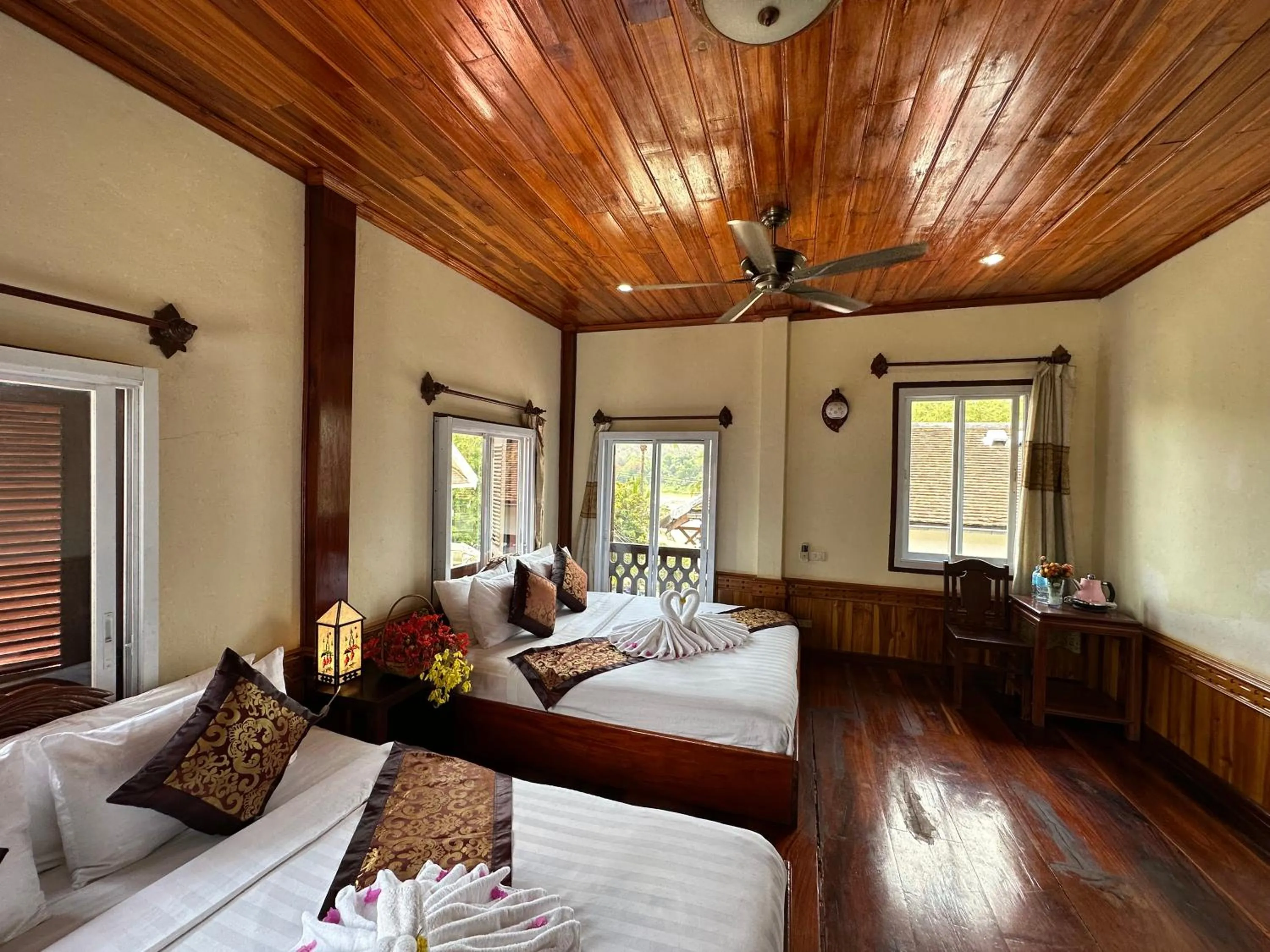 Bedroom, Bed in Villa Thida Mekong Riverside