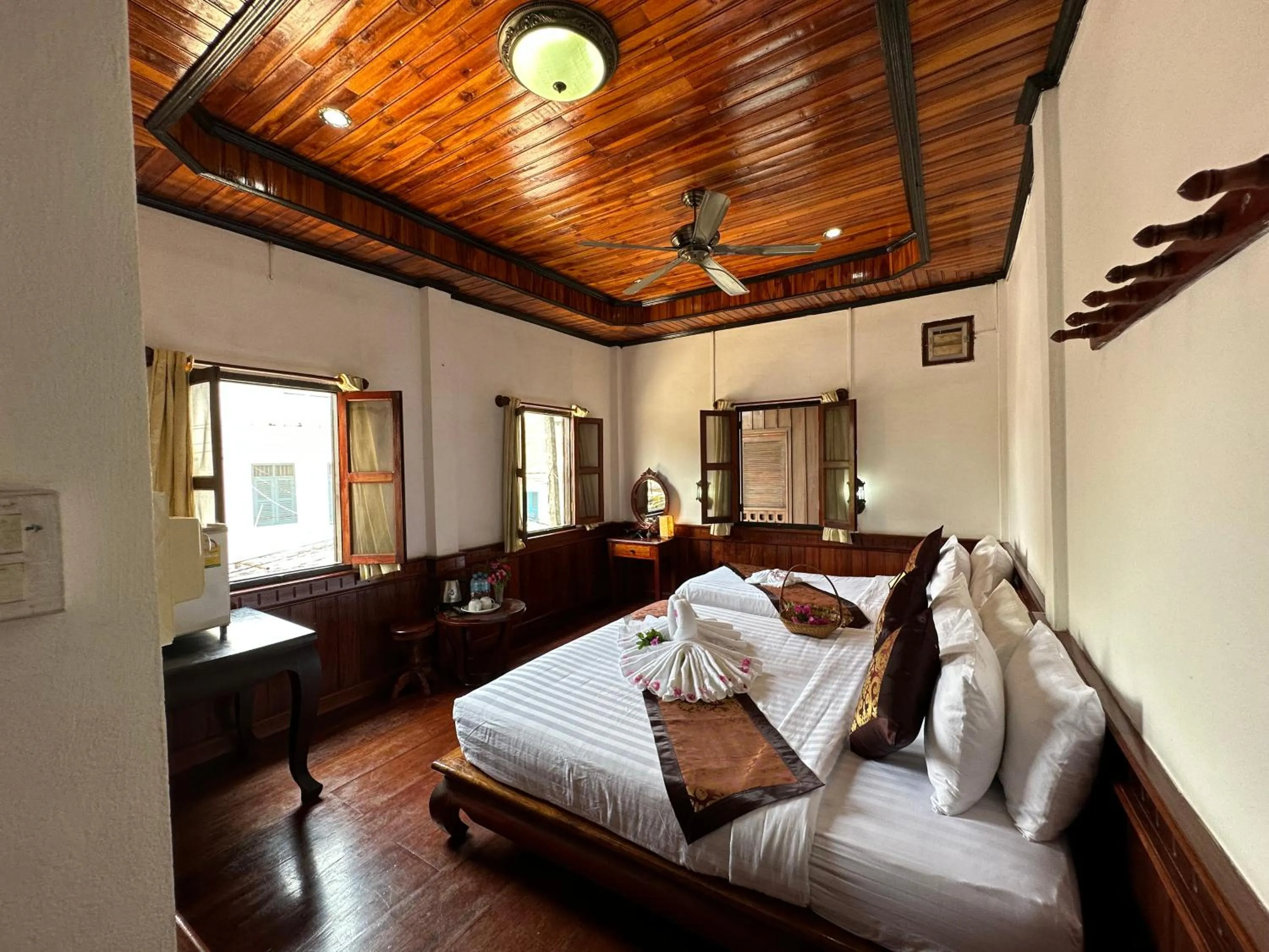 Photo of the whole room, Bed in Villa Thida Mekong Riverside