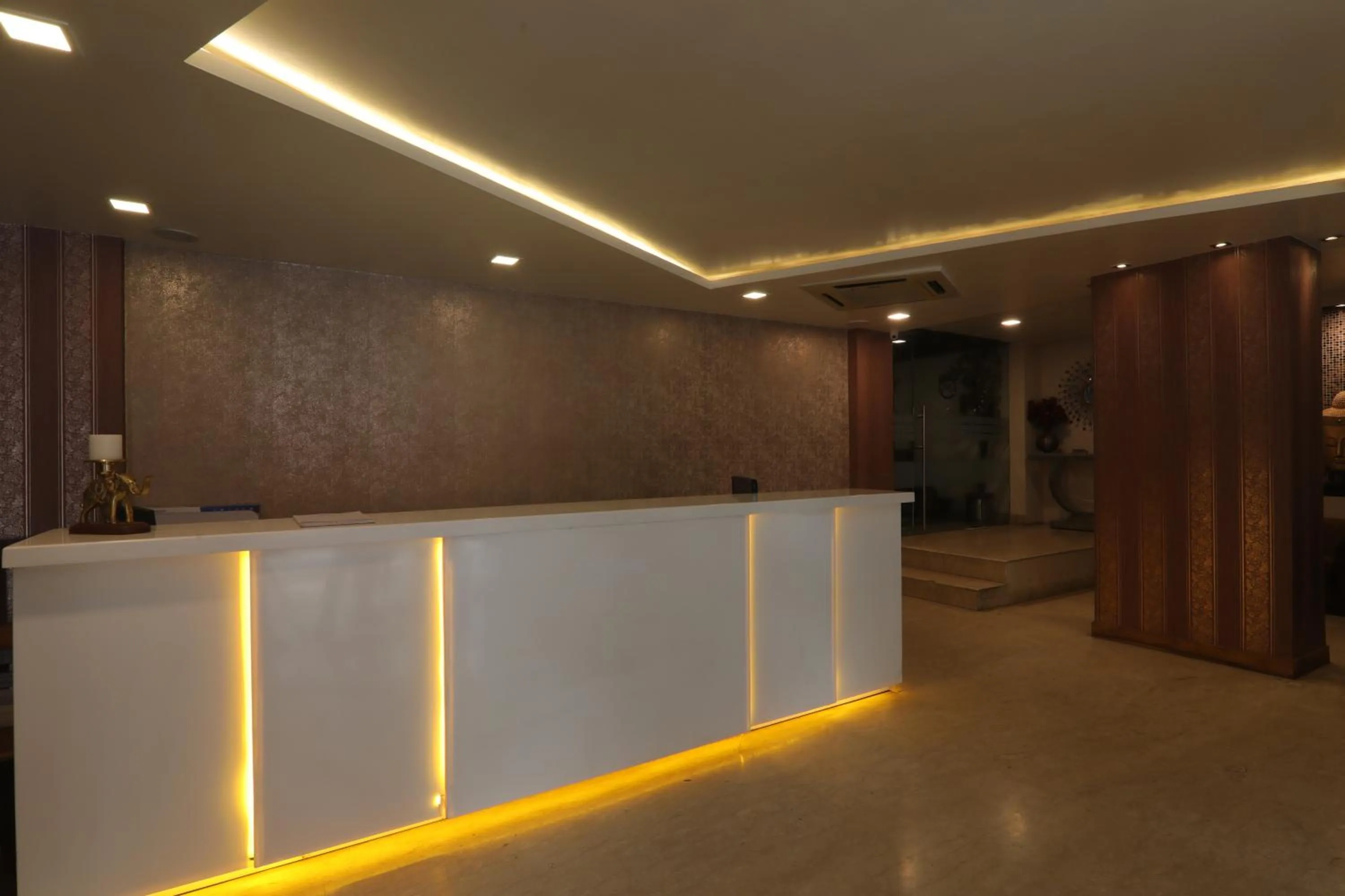 Lobby or reception in Hotel Mohan