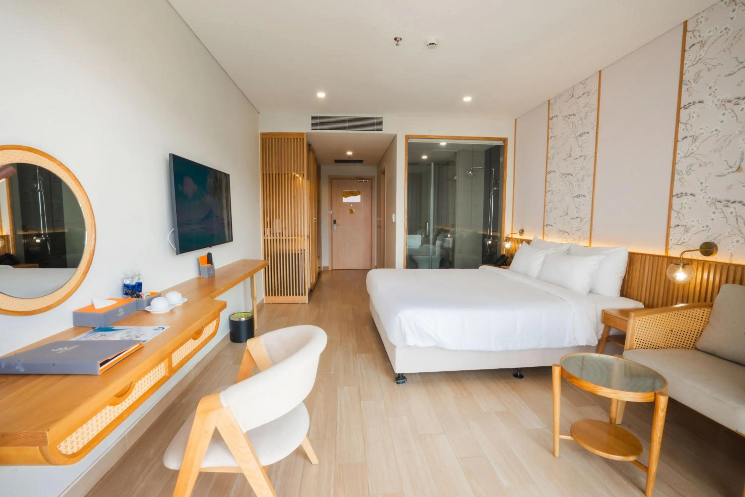 Bed in Seabird Hotel Thien Cam