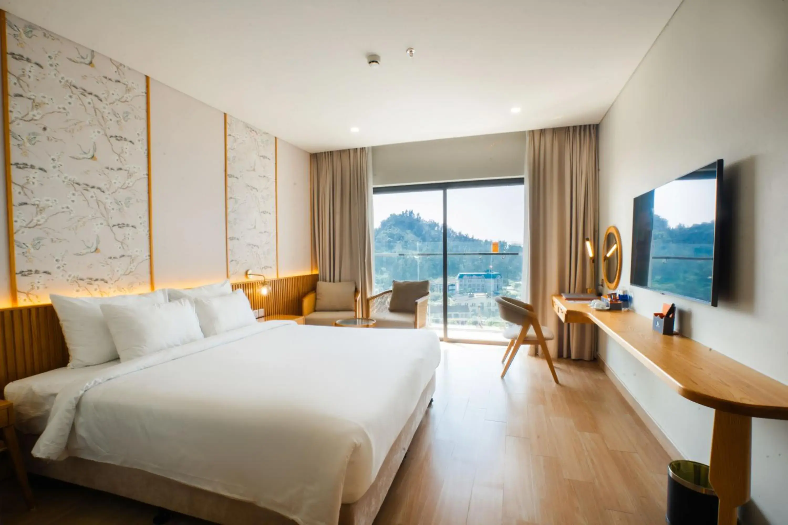 Bed in Seabird Hotel Thien Cam Bed in Seabird Hotel Thien Cam