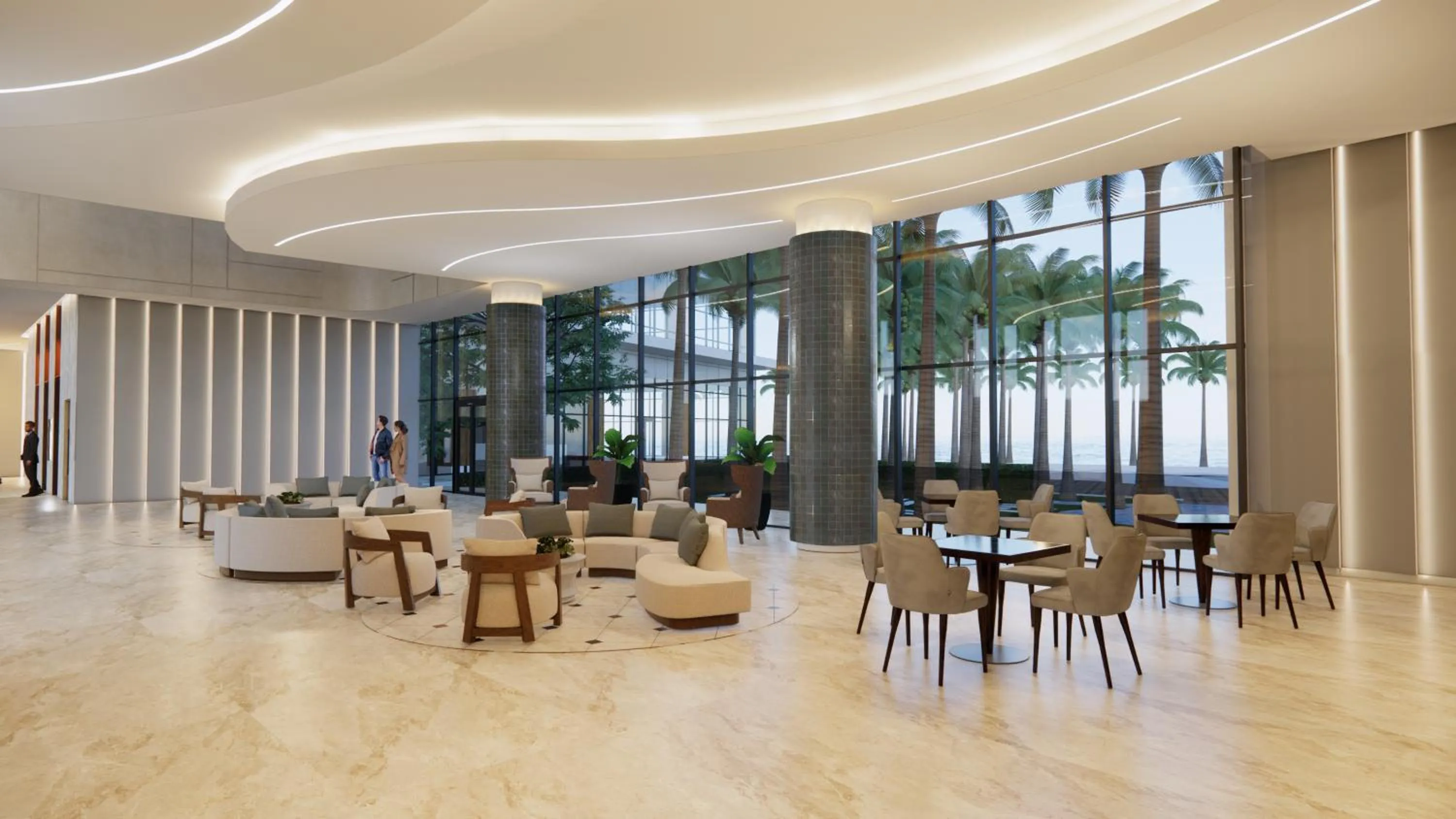 Lounge or bar in Seabird Hotel Thien Cam