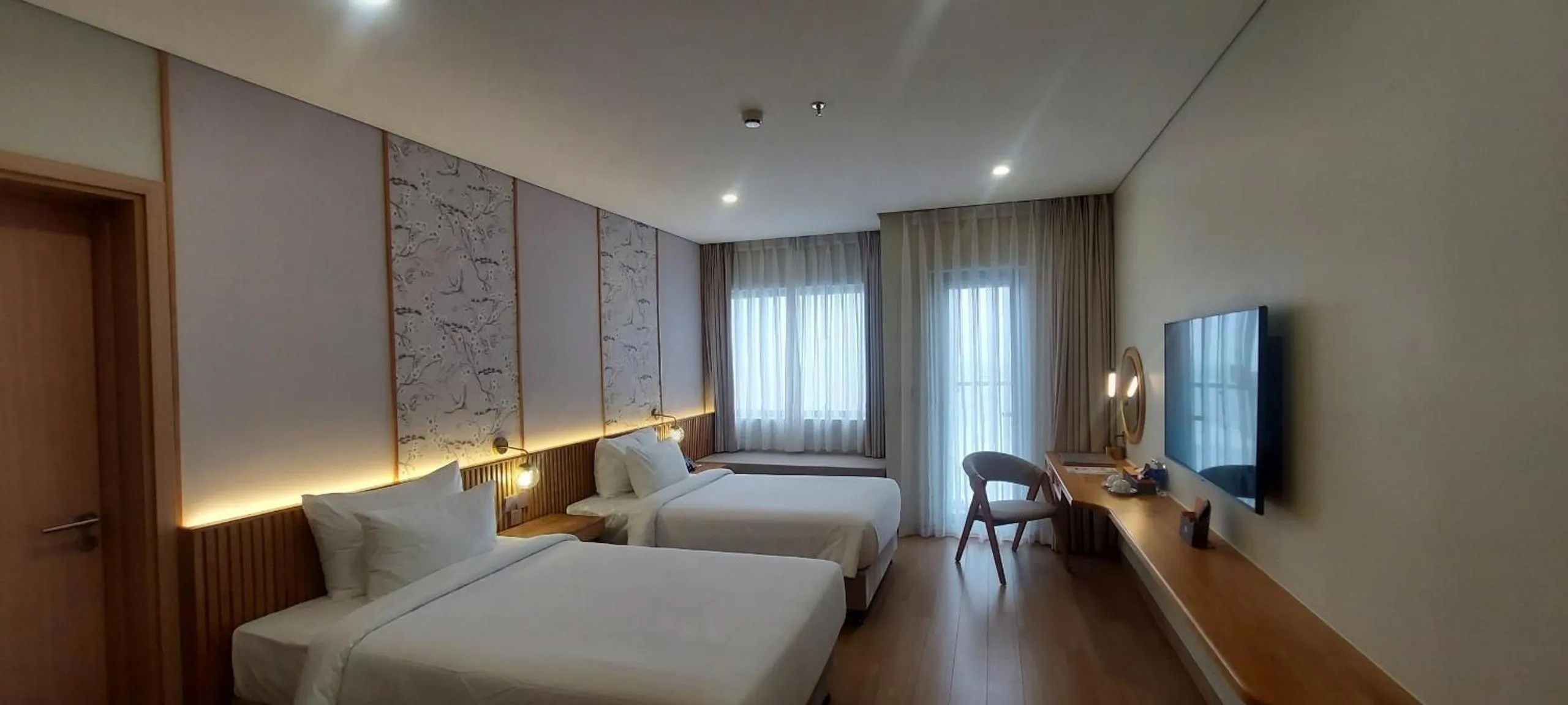 Bed in Seabird Hotel Thien Cam