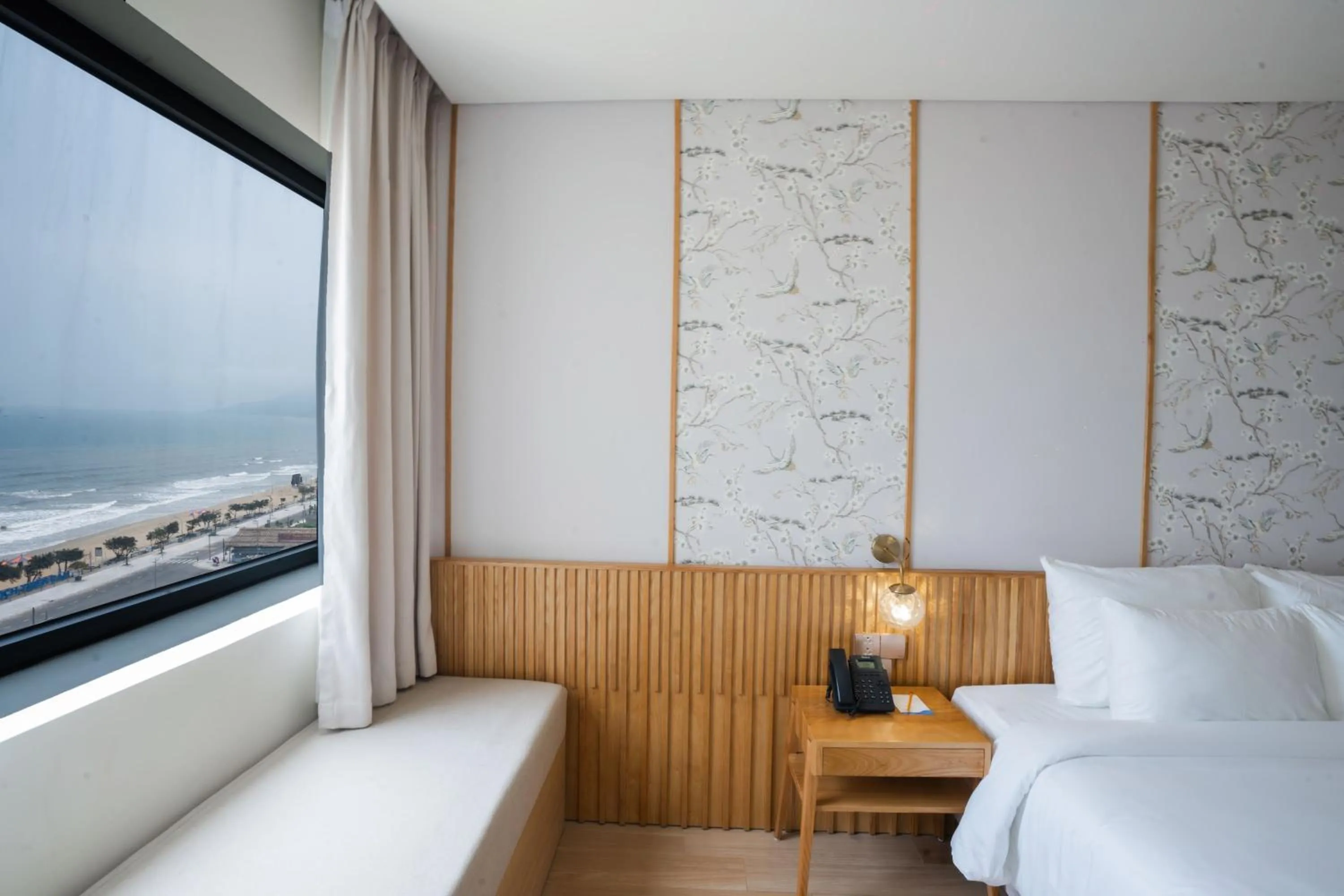 Bed in Seabird Hotel Thien Cam