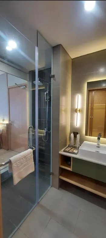 Bed in Seabird Hotel Thien Cam