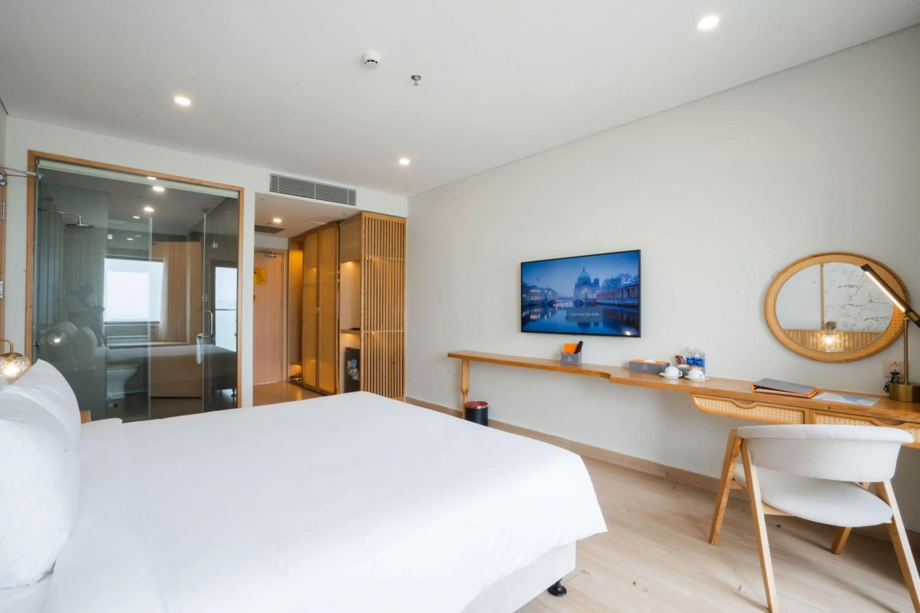 Bed in Seabird Hotel Thien Cam