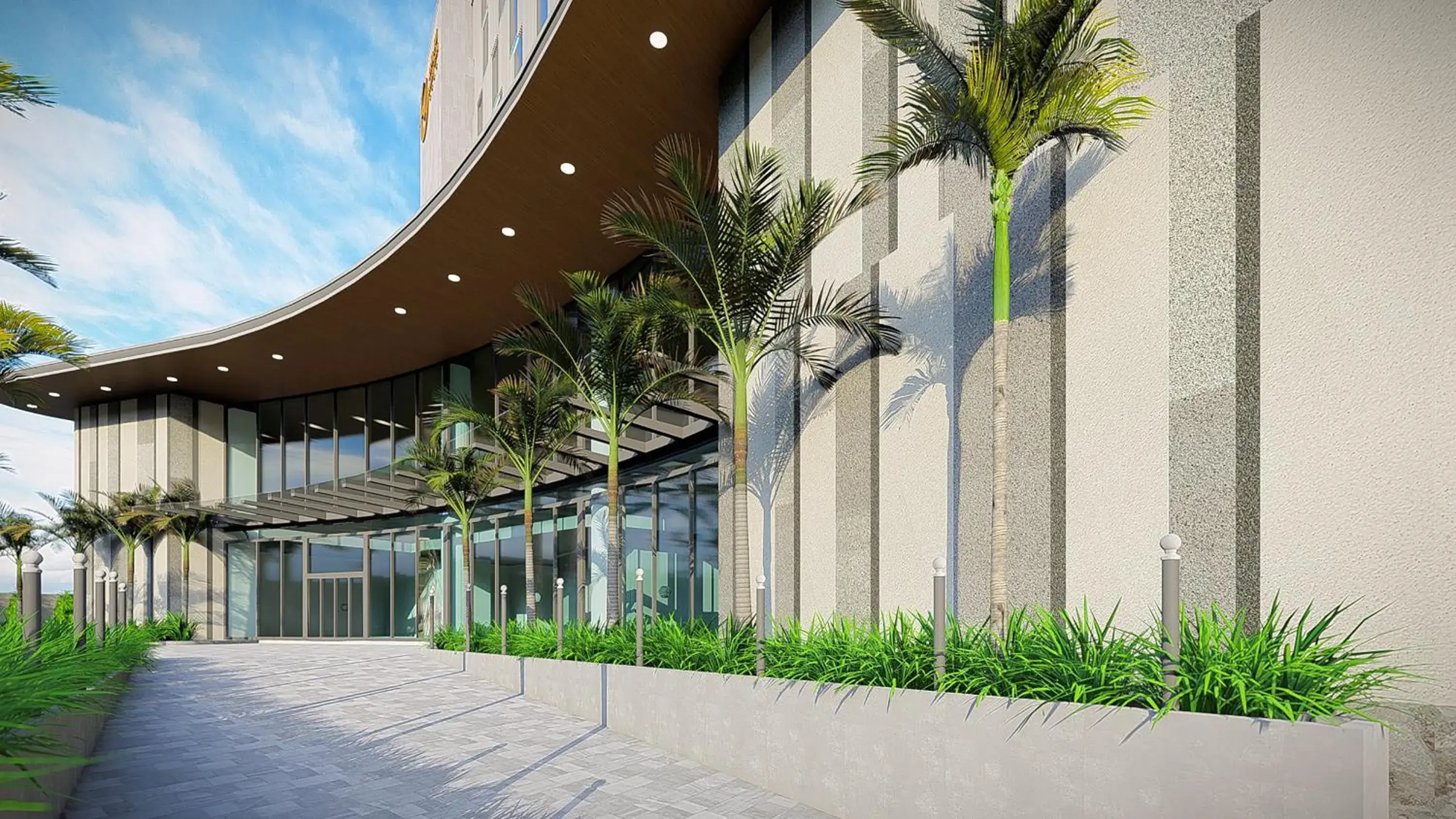 Facade/entrance in Seabird Hotel Thien Cam Facade/entrance in Seabird Hotel Thien Cam