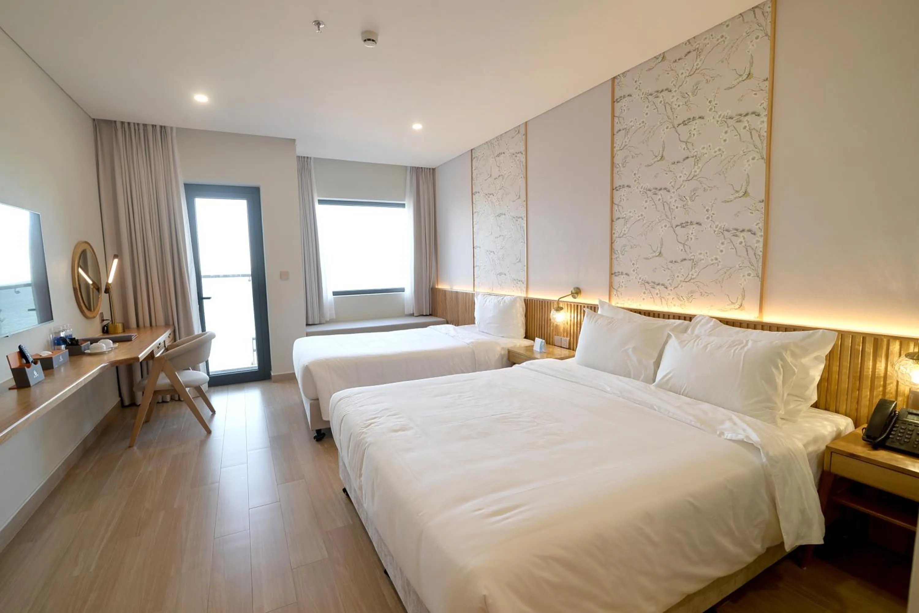 Bed in Seabird Hotel Thien Cam