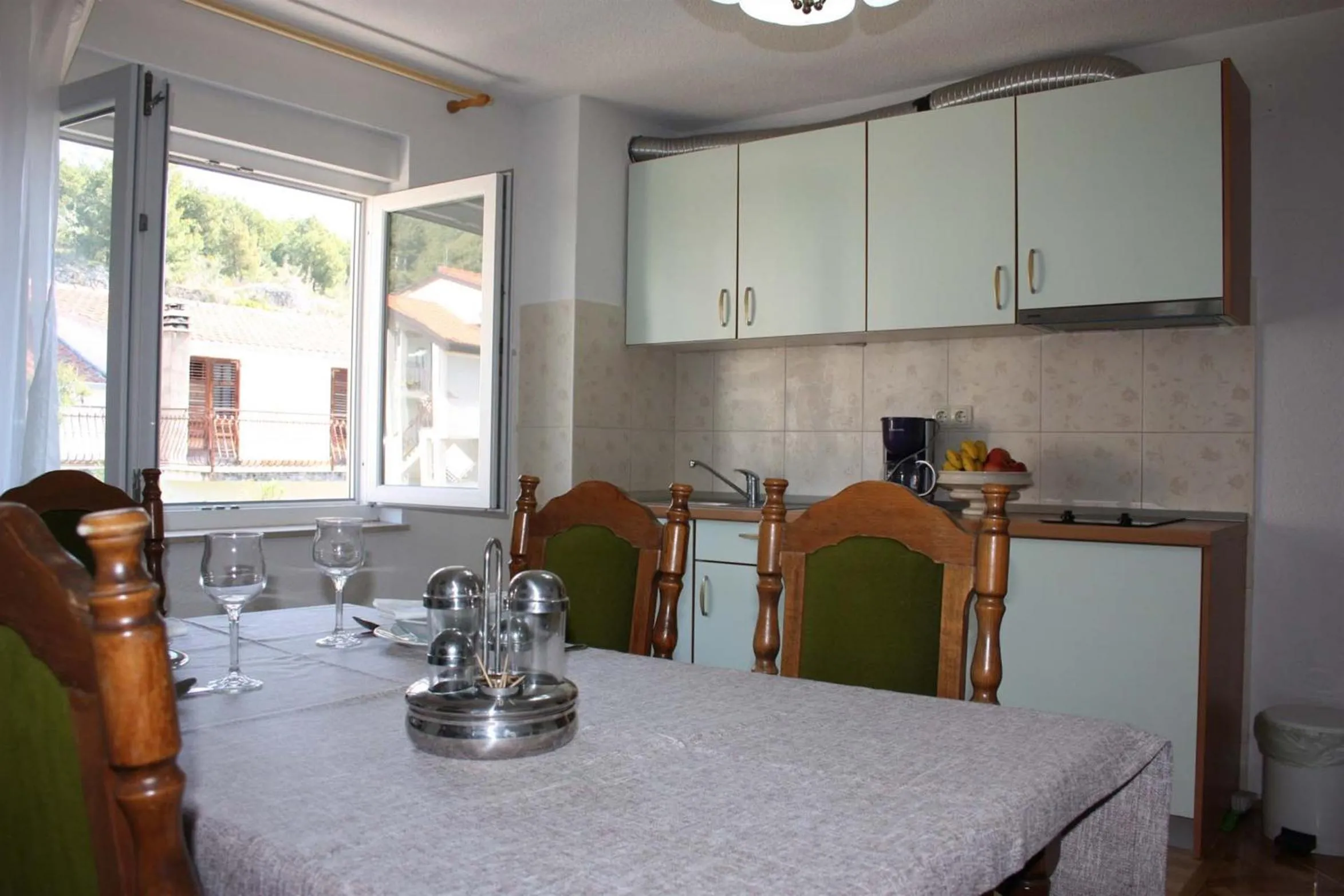 kitchen in Apartments Iko Nemira