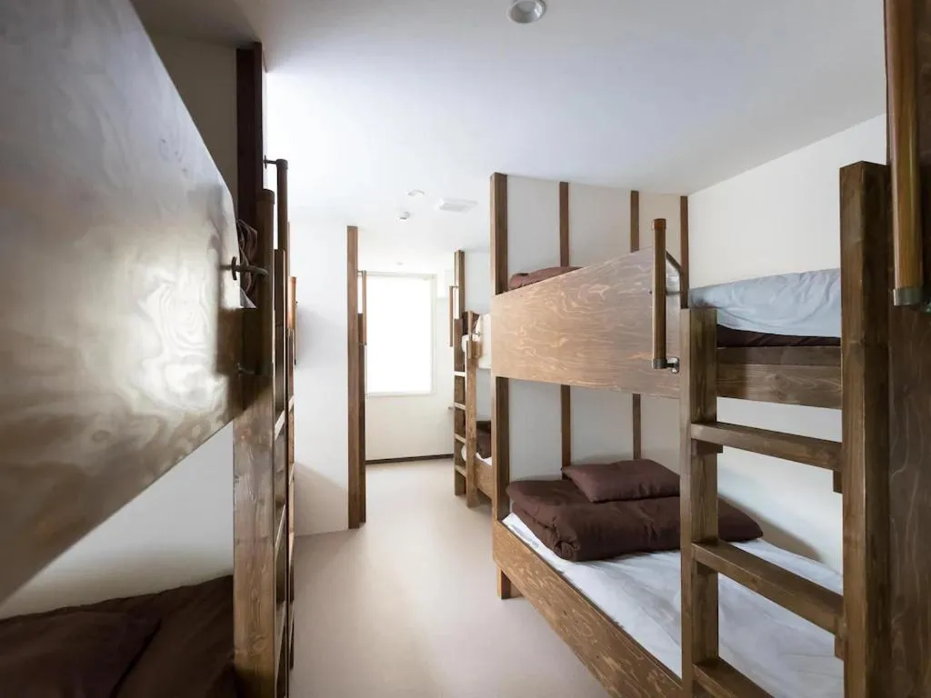 Bed in Osaka Namba Hostel MIYABI