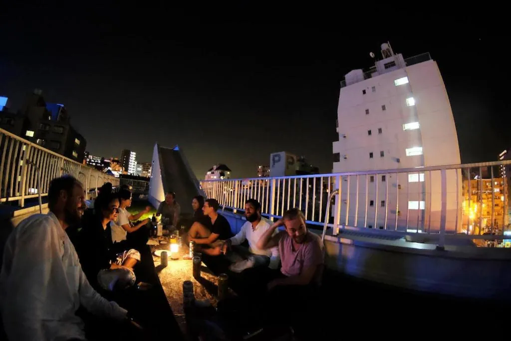 Night in Osaka Namba Hostel MIYABI