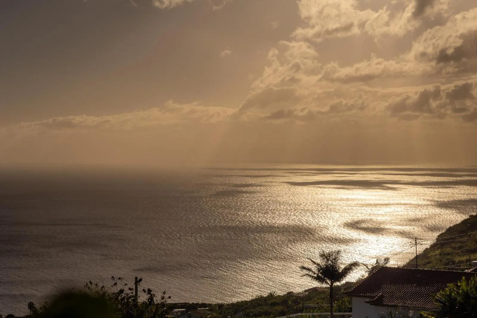 Luxury villa with private heated pool, garden and views of the sea and mountains.