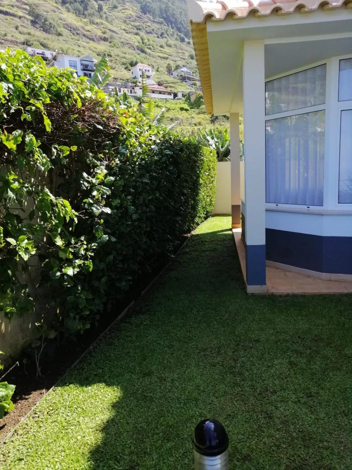 Garden in Luxury villa with private heated pool, garden and views of the sea and mountains.
