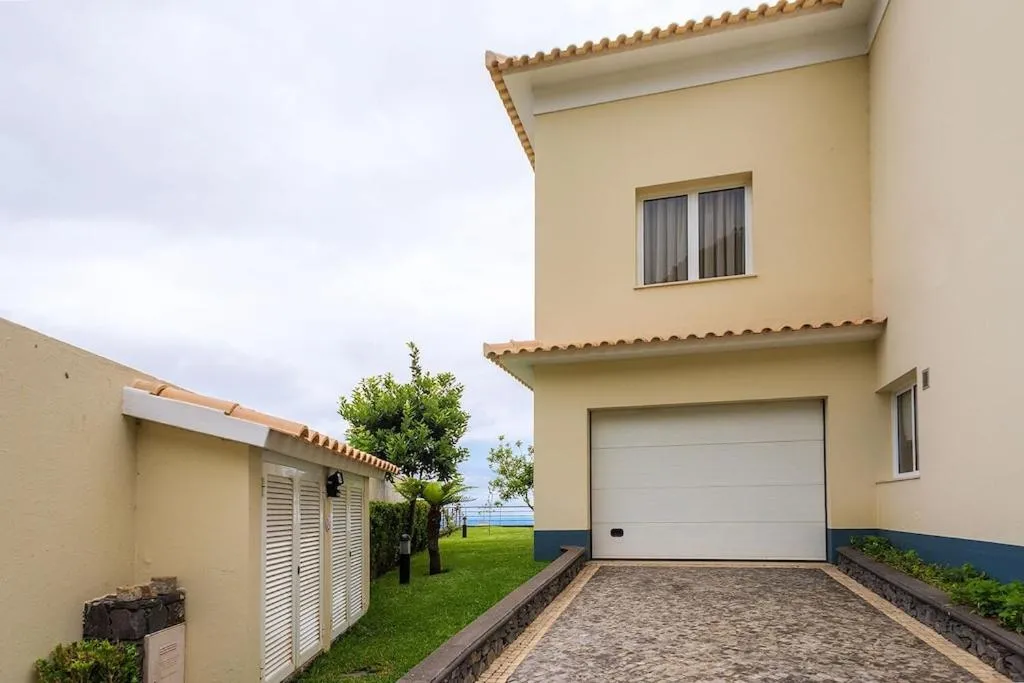 Garden in Luxury villa with private heated pool, garden and views of the sea and mountains.