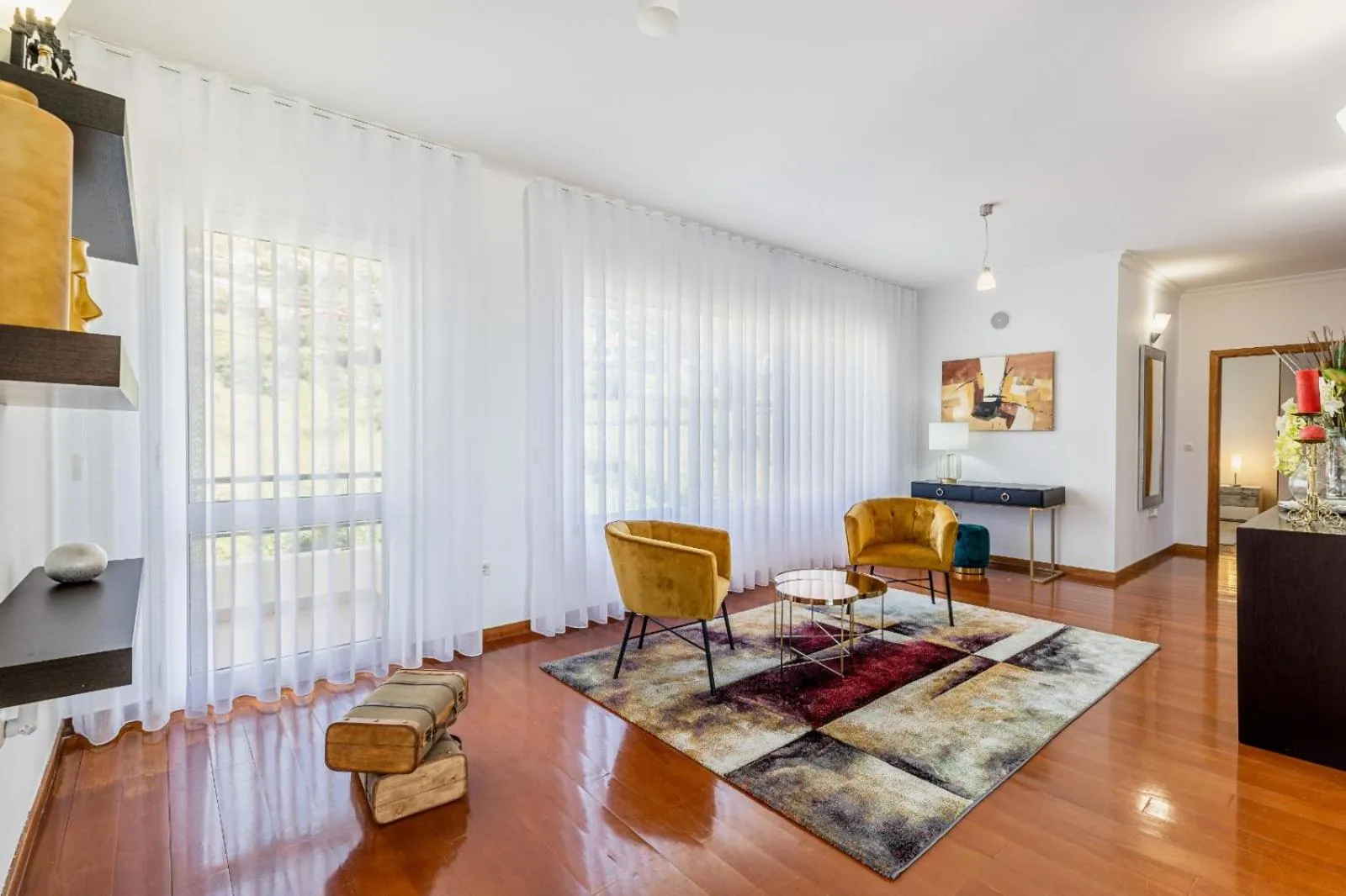 Luxury villa with private heated pool, garden and views of the sea and mountains.