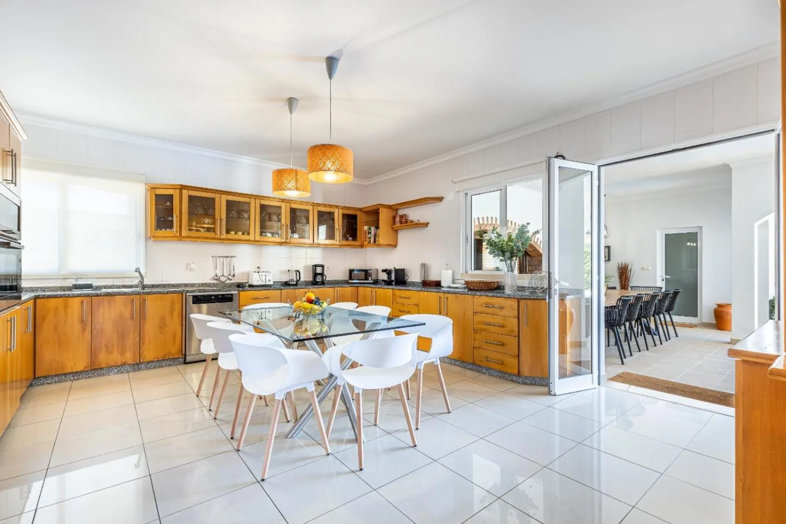 Luxury villa with private heated pool, garden and views of the sea and mountains.