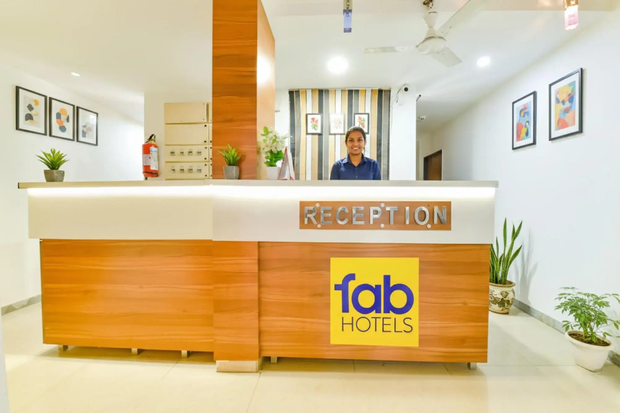 Lobby or reception in FabHotel Raj Ratna - Nr Ashram Road Lobby or reception in FabHotel Raj Ratna - Nr Ashram Road